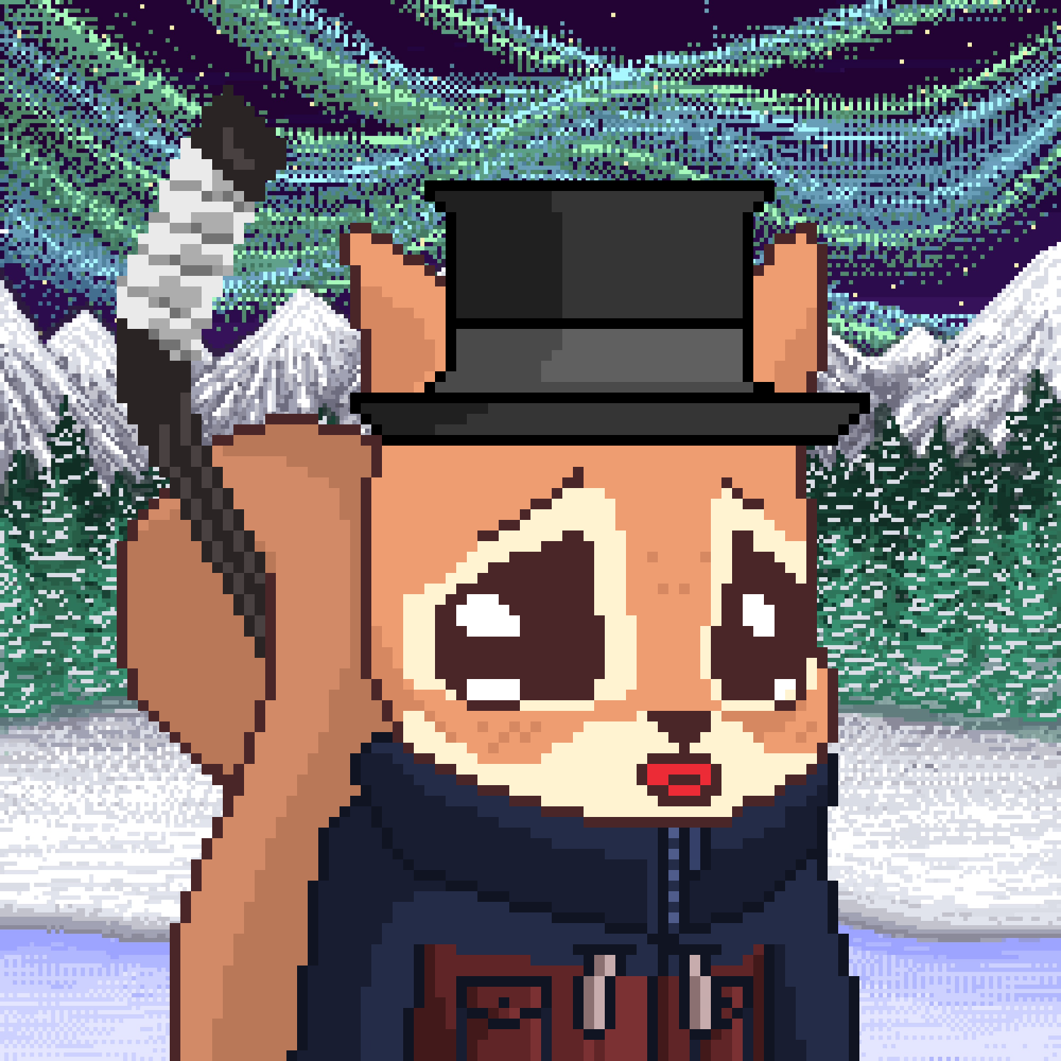 Pixel Squirrels #9454 NFT on Algorand