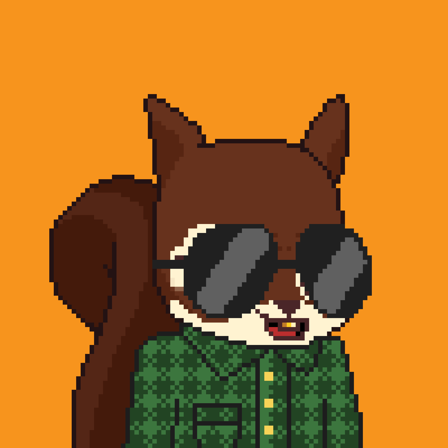 Pixel Squirrels #9458 NFT on Algorand