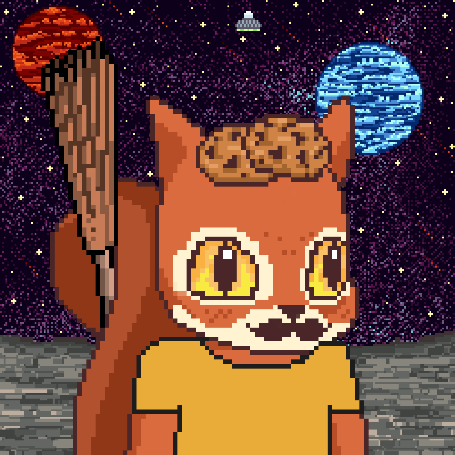 Pixel Squirrels #9462 NFT on Algorand