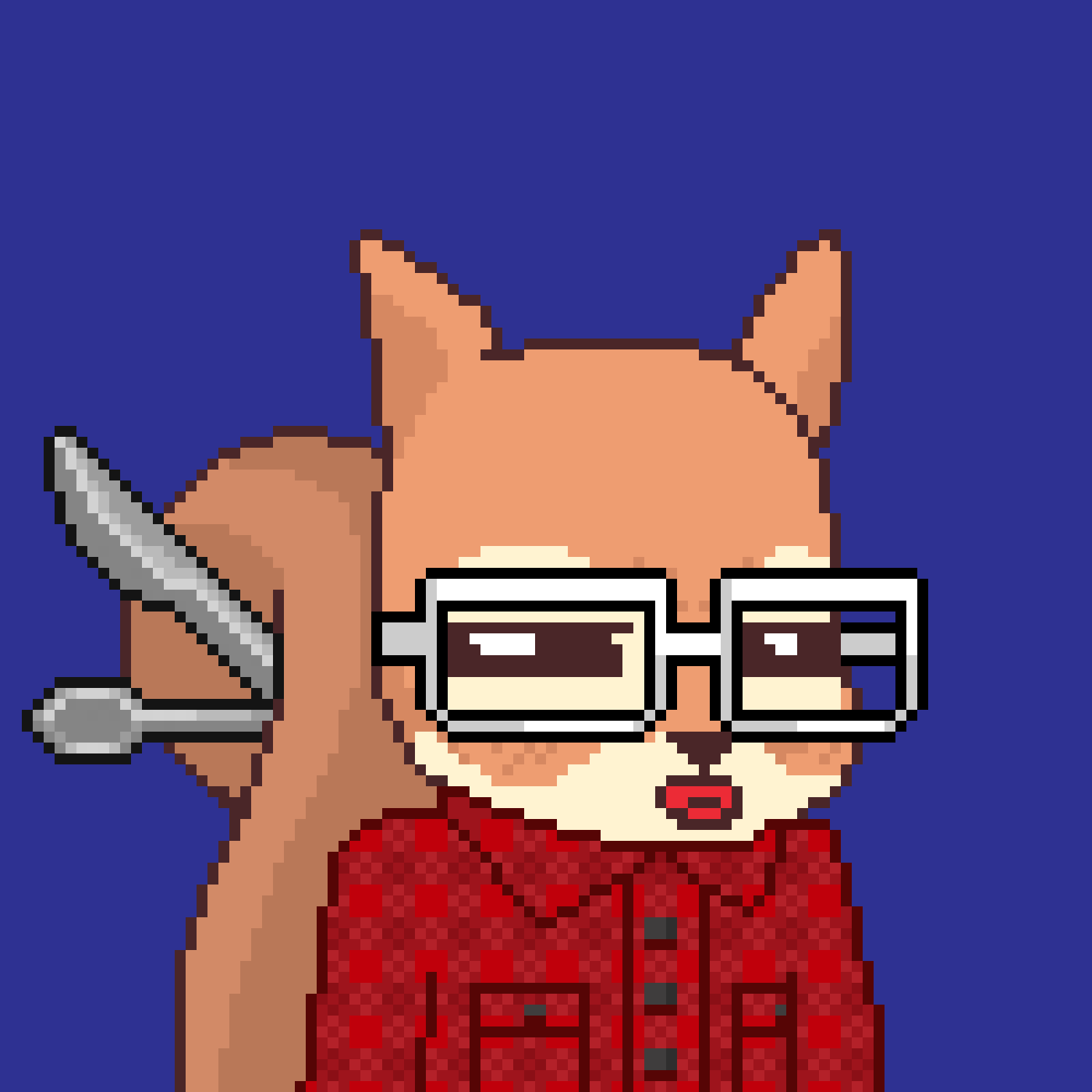 Pixel Squirrels #9480 NFT on Algorand