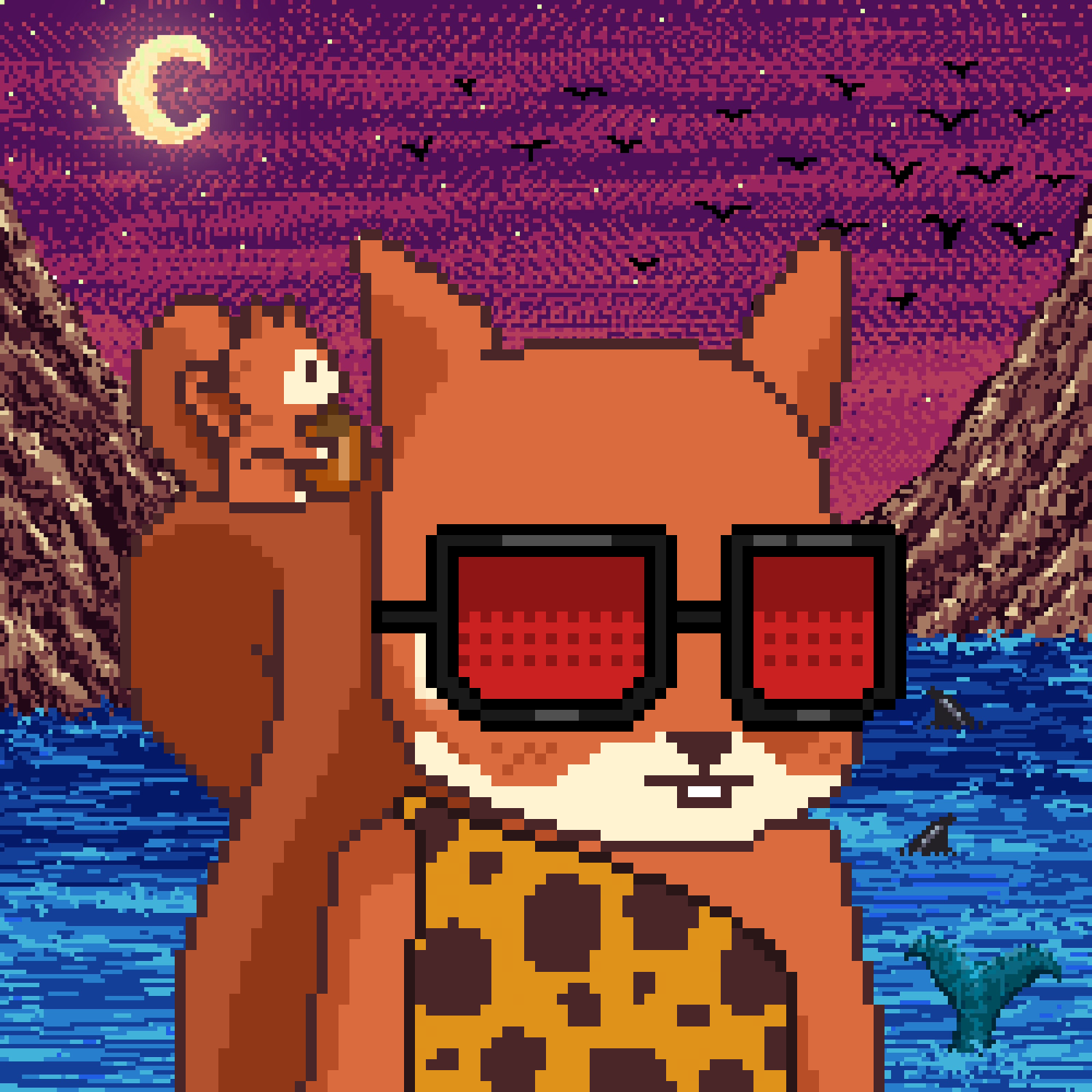 Pixel Squirrels #9492 NFT on Algorand