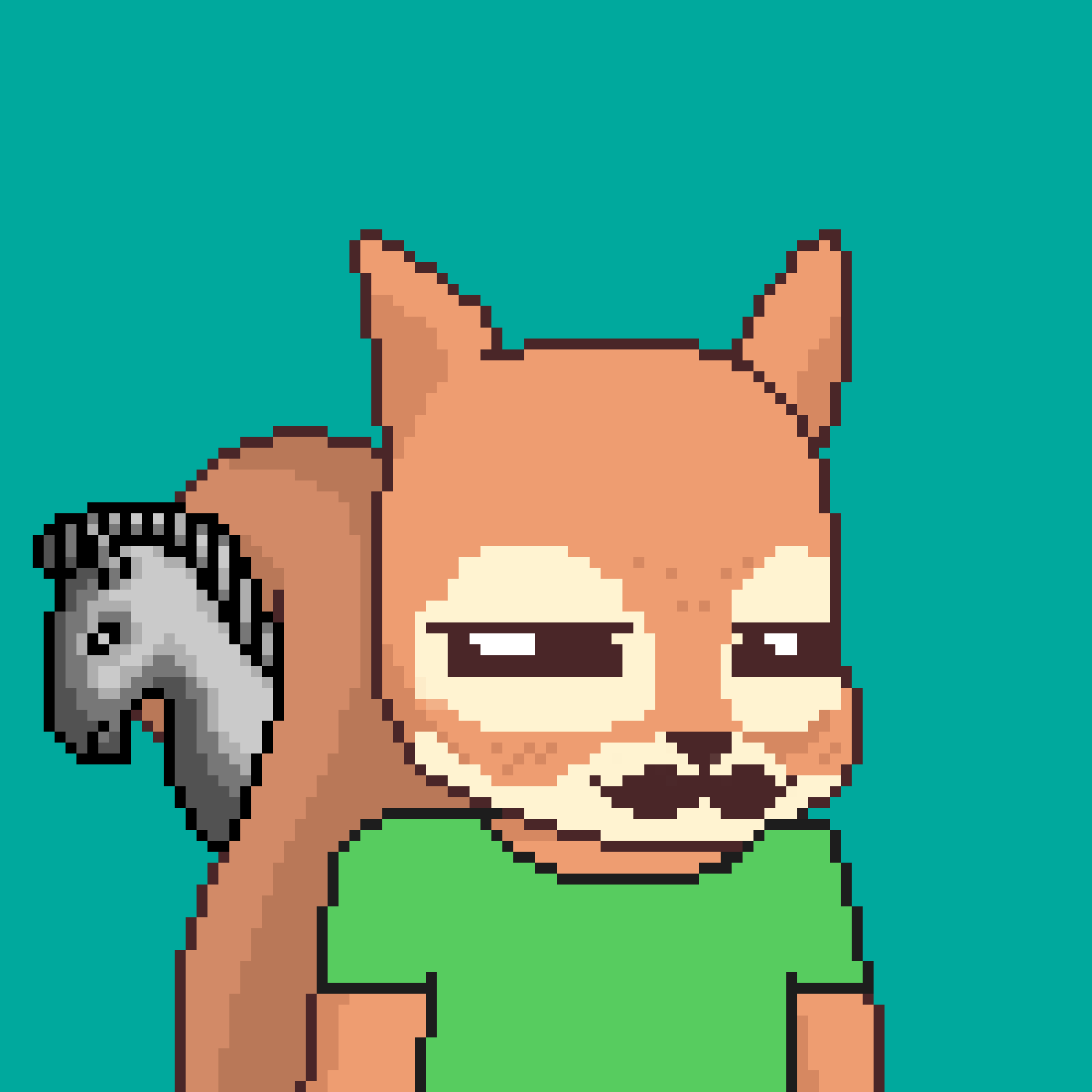 Pixel Squirrels #9501 NFT on Algorand