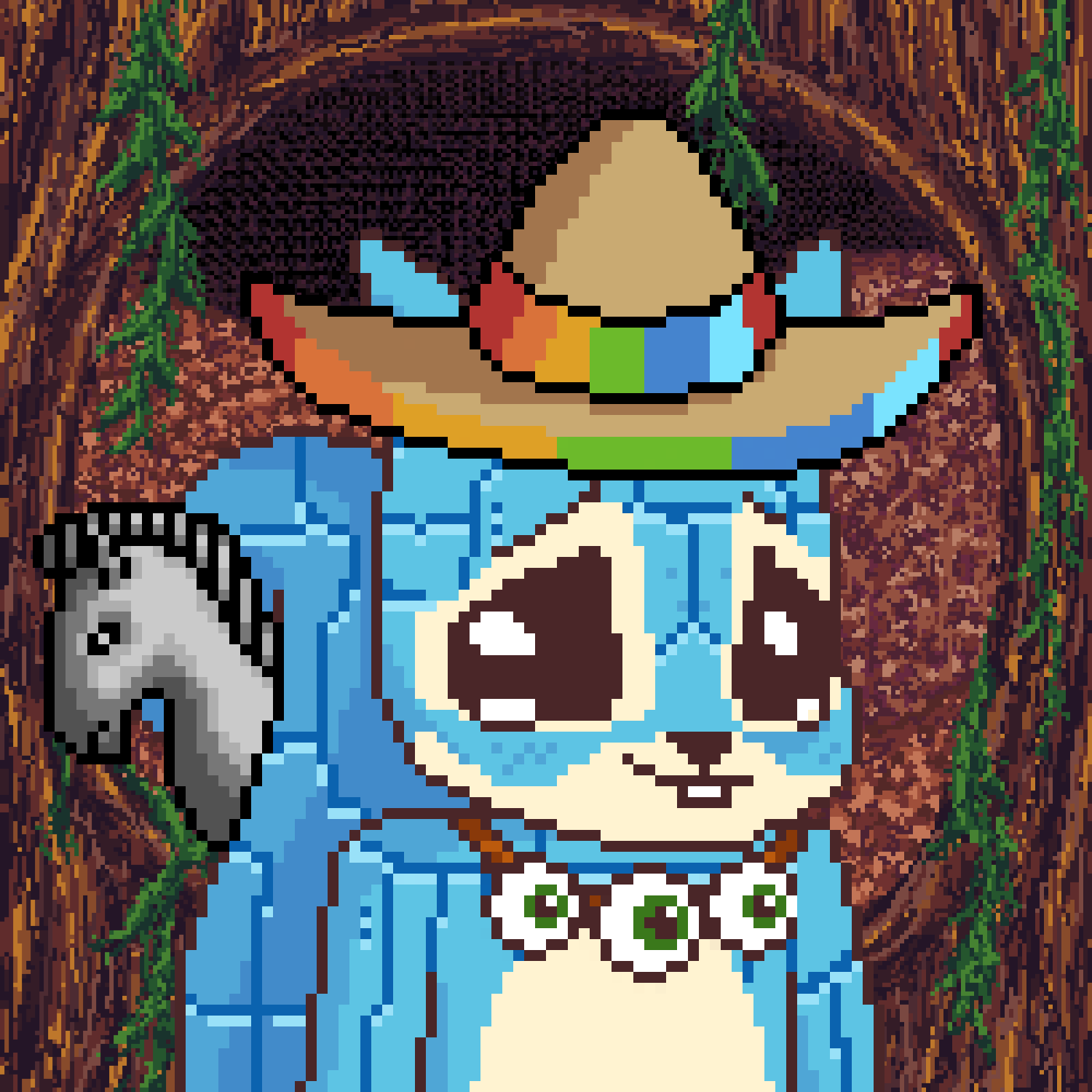 Pixel Squirrels #9510 NFT on Algorand