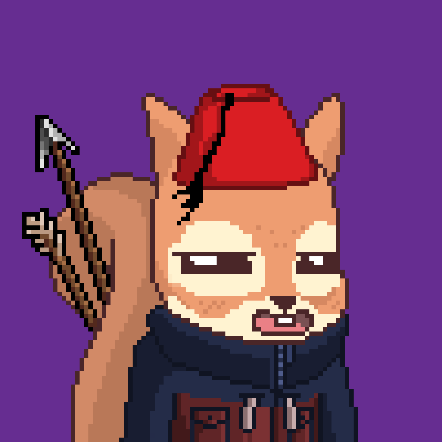 Pixel Squirrels #9516 NFT on Algorand