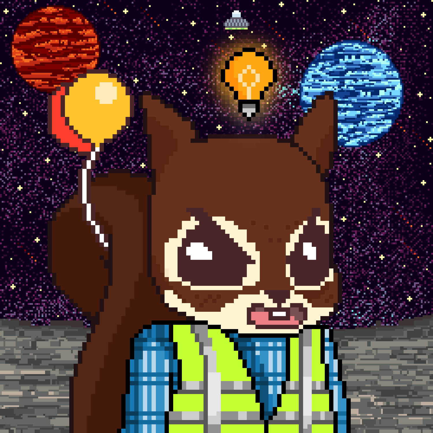 Pixel Squirrels #9531 NFT on Algorand