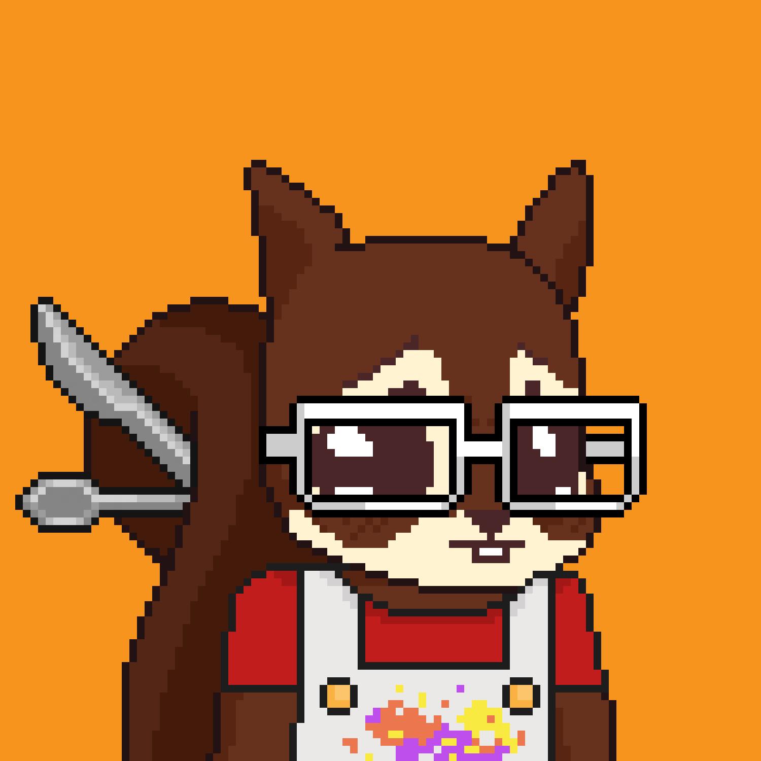 Pixel Squirrels #9548 NFT on Algorand