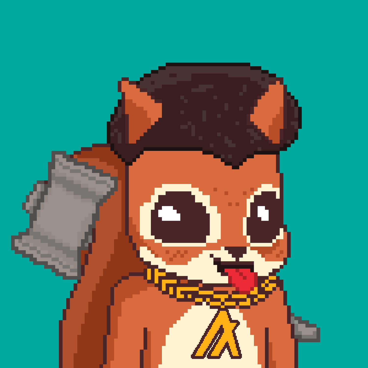 Pixel Squirrels #9554 NFT on Algorand