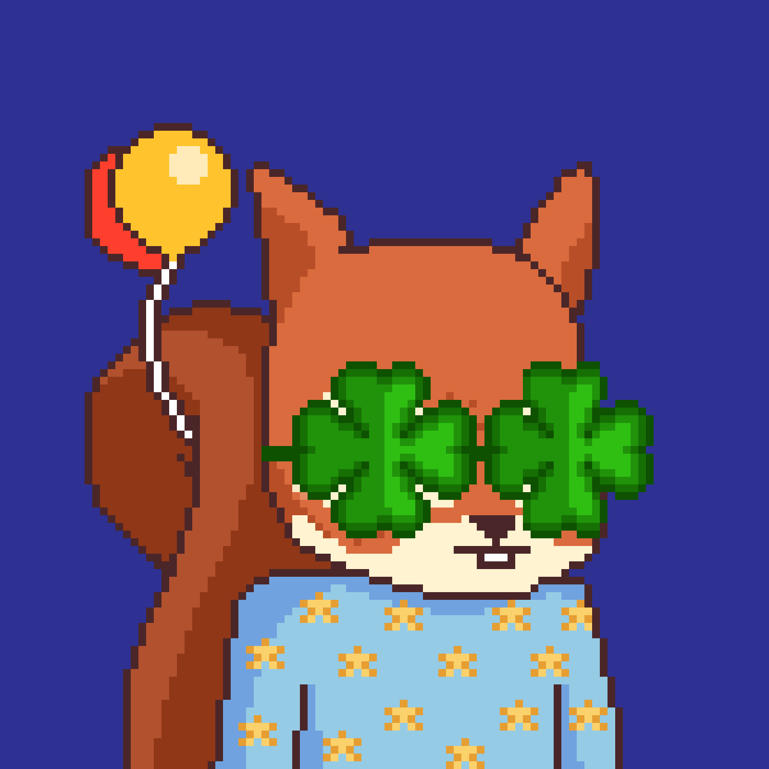 Pixel Squirrels #9555 NFT on Algorand