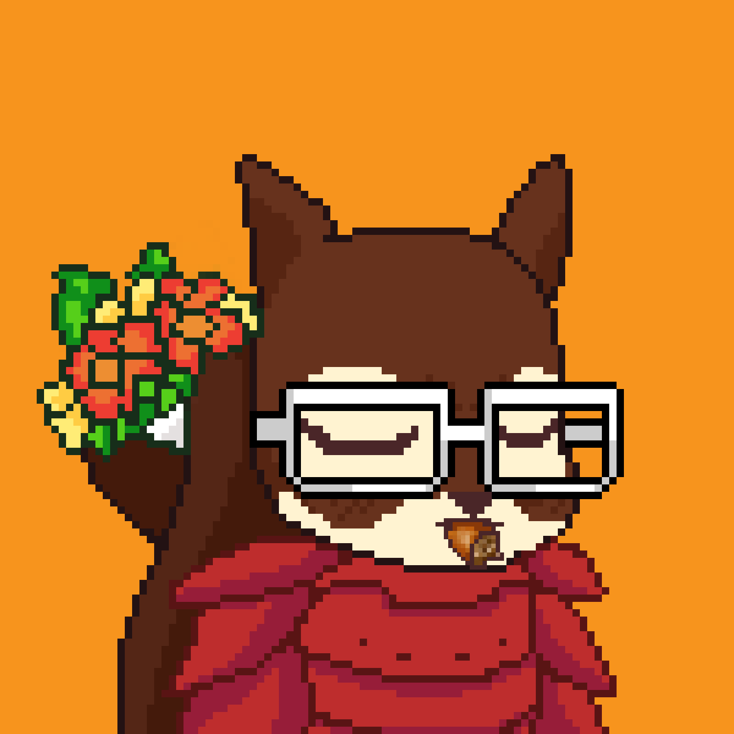 Pixel Squirrels #9564 NFT on Algorand