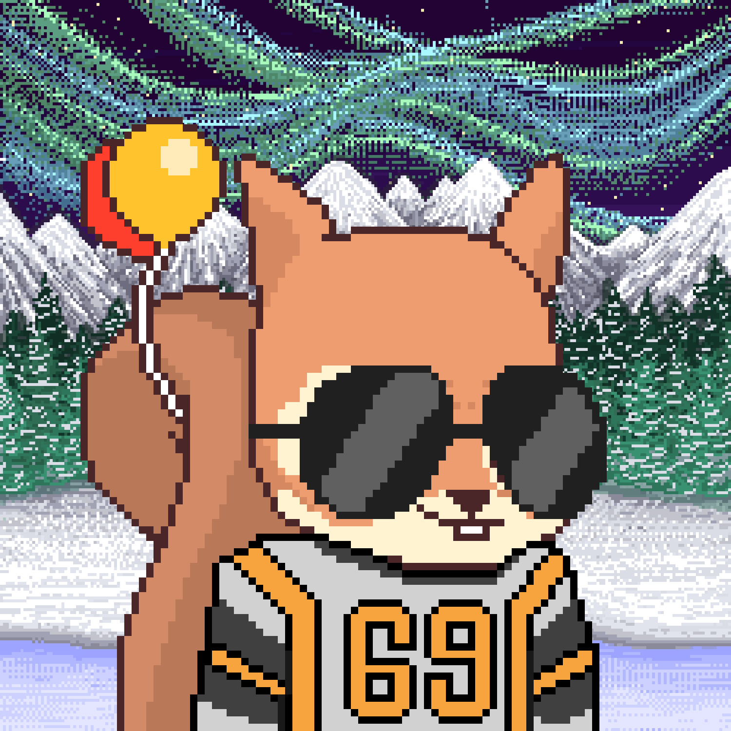 Pixel Squirrels #9583 NFT on Algorand