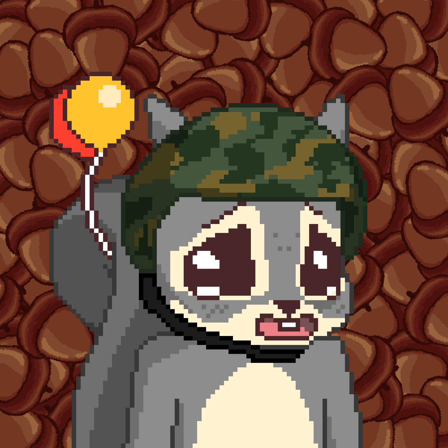 Pixel Squirrels #9598 NFT on Algorand