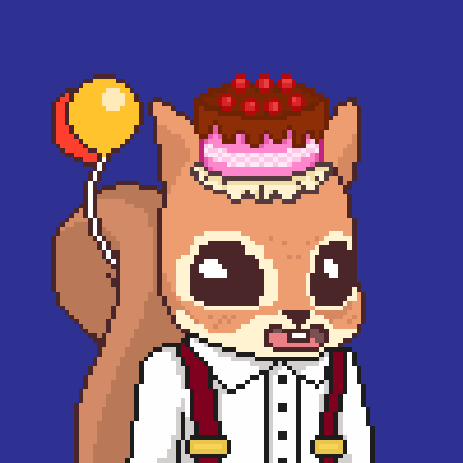 Pixel Squirrels #96 NFT on Algorand