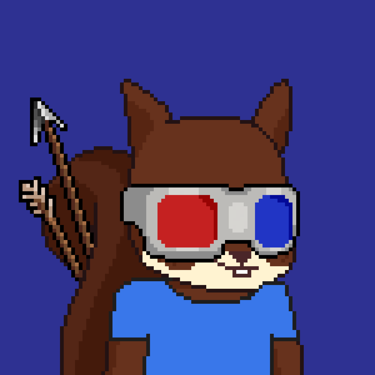 Pixel Squirrels #9635 NFT on Algorand