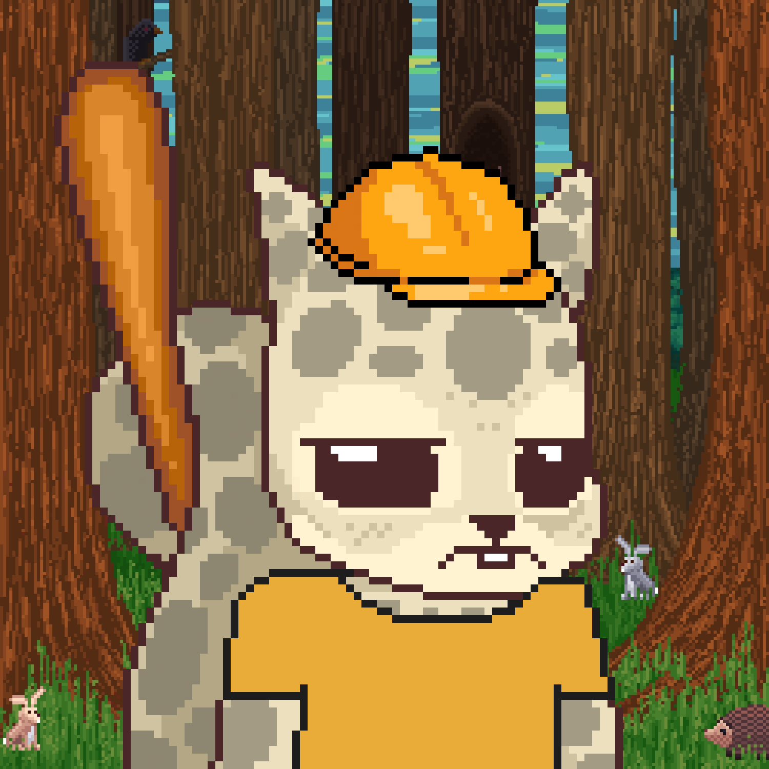 Pixel Squirrels #9647 NFT on Algorand