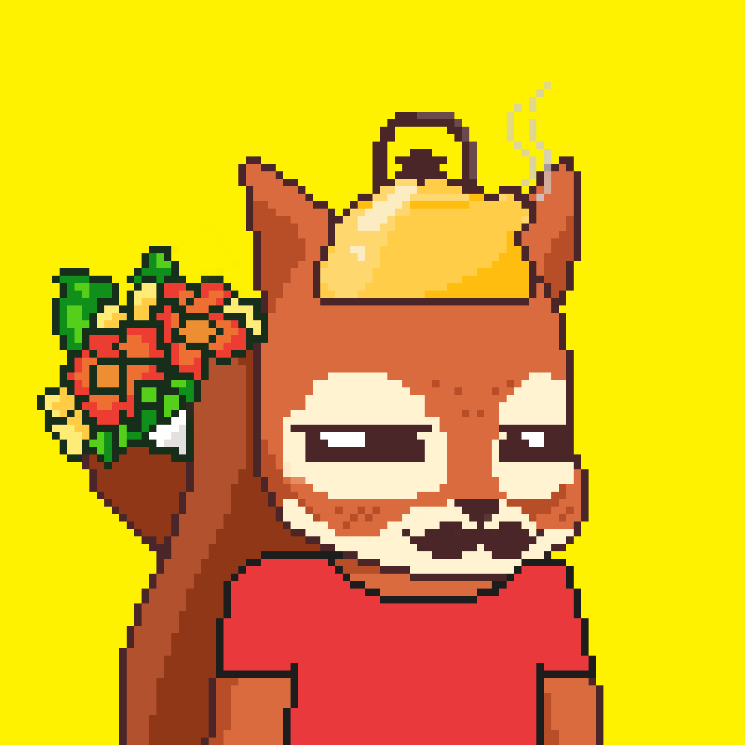 Pixel Squirrels #9650 NFT on Algorand