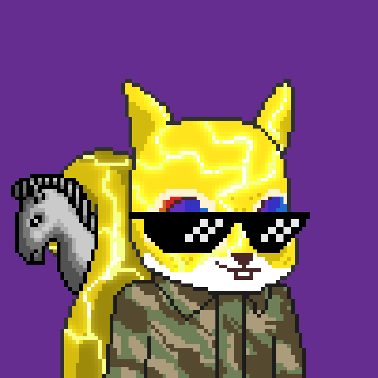 Pixel Squirrels #9665 NFT on Algorand