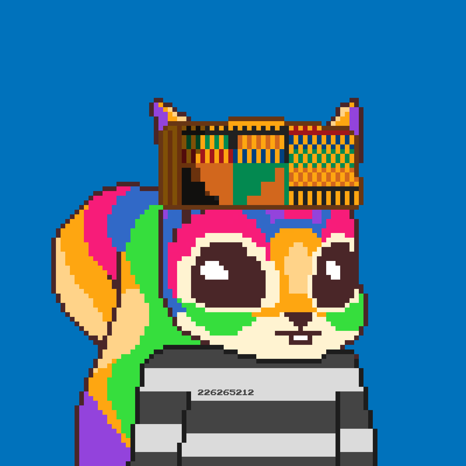 Pixel Squirrels #9668 NFT on Algorand