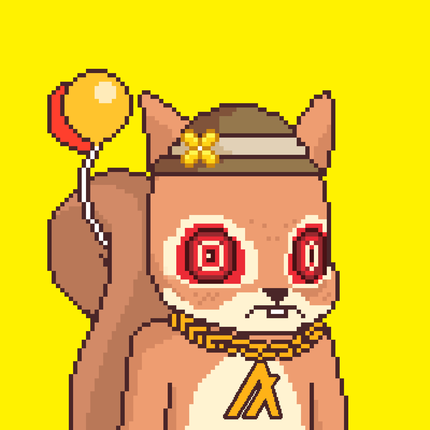 Pixel Squirrels #9672 NFT on Algorand