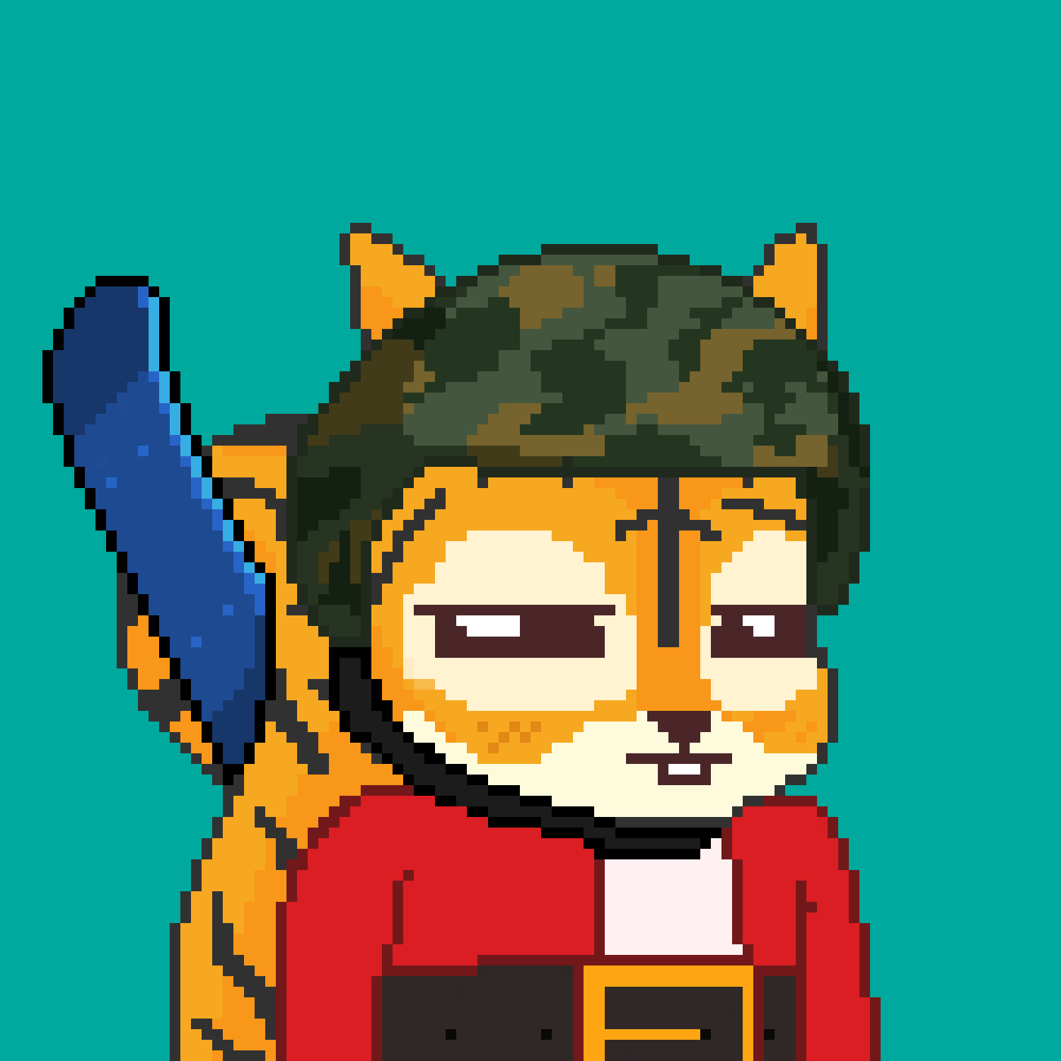 Pixel Squirrels #9673 NFT on Algorand