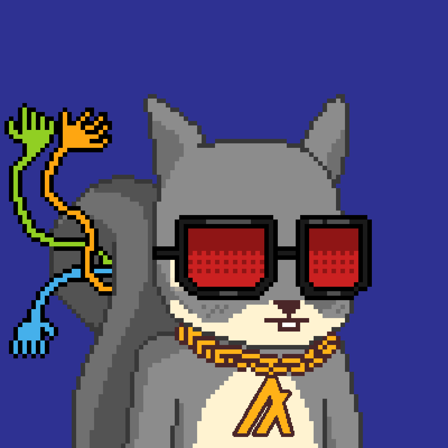 Pixel Squirrels #9719 NFT on Algorand