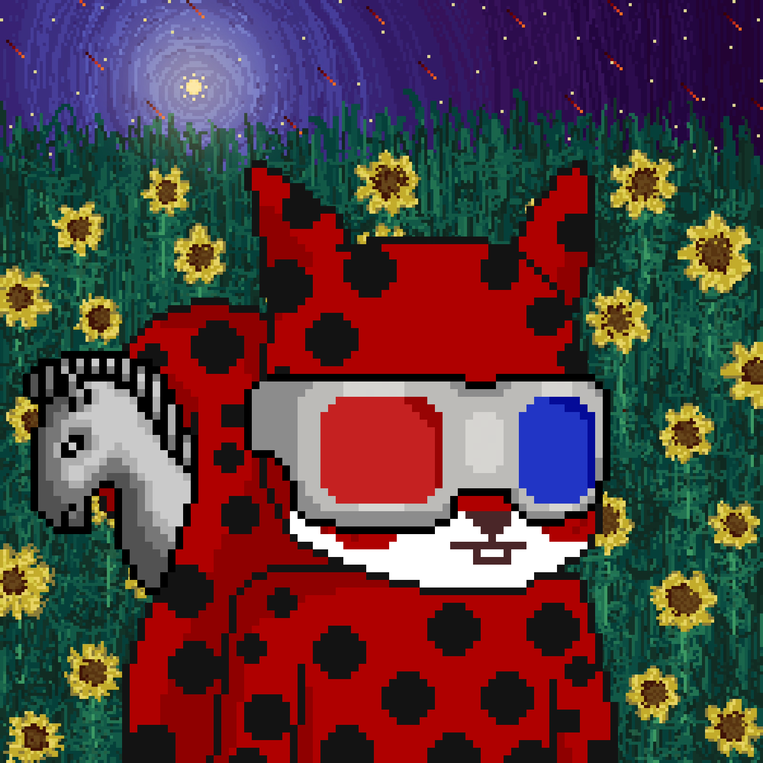 Pixel Squirrels #972 NFT on Algorand