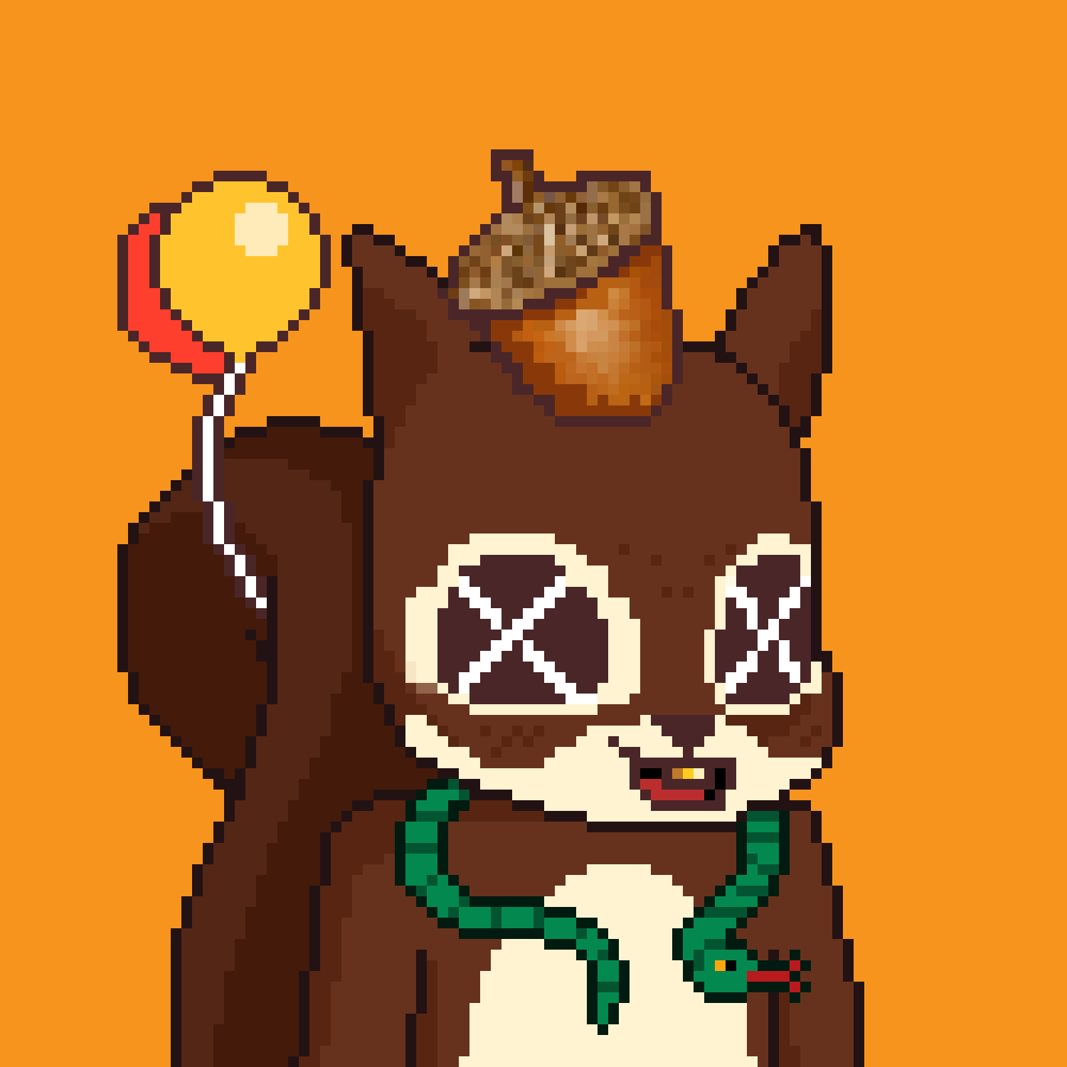 Pixel Squirrels #9753 NFT on Algorand