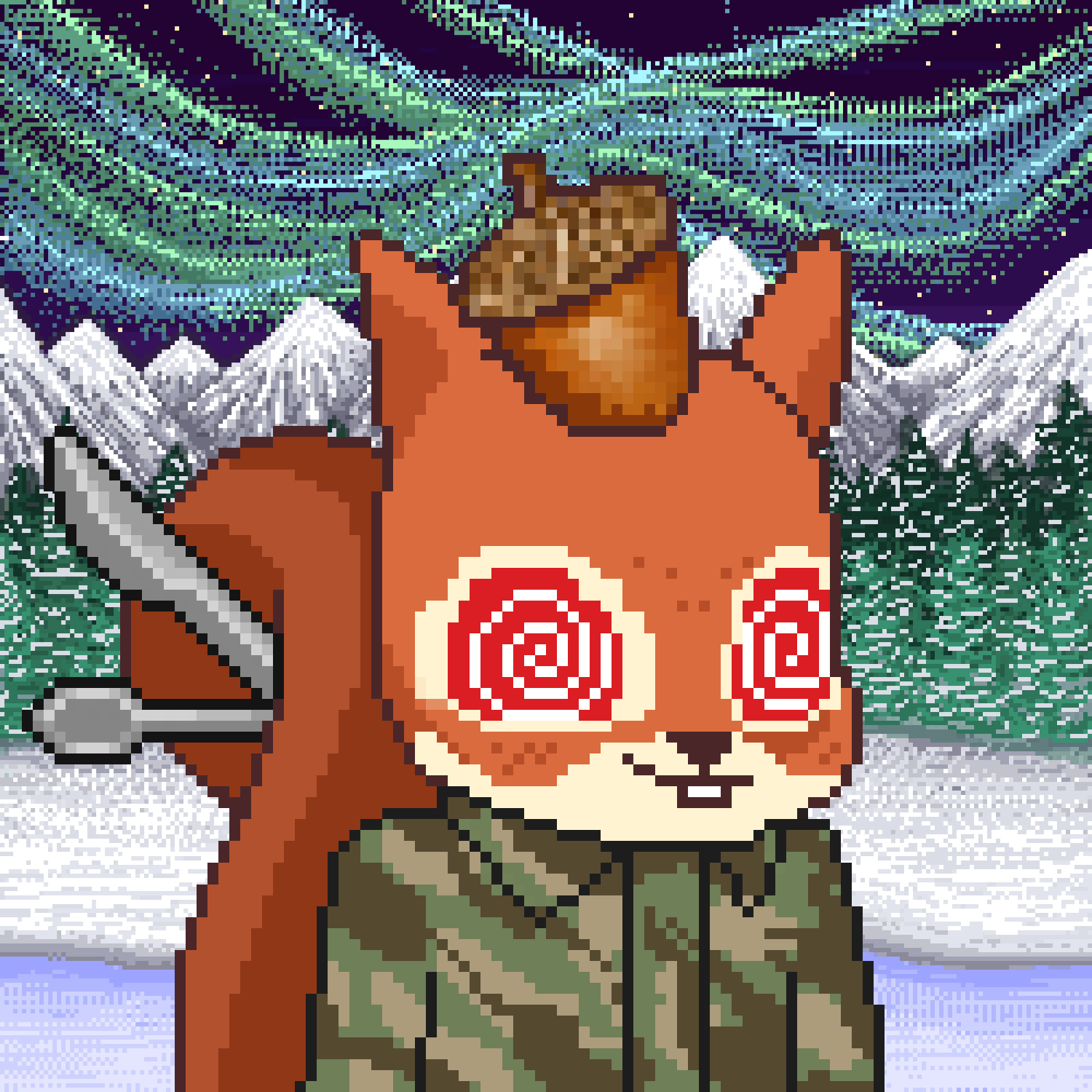 Pixel Squirrels #983 NFT on Algorand