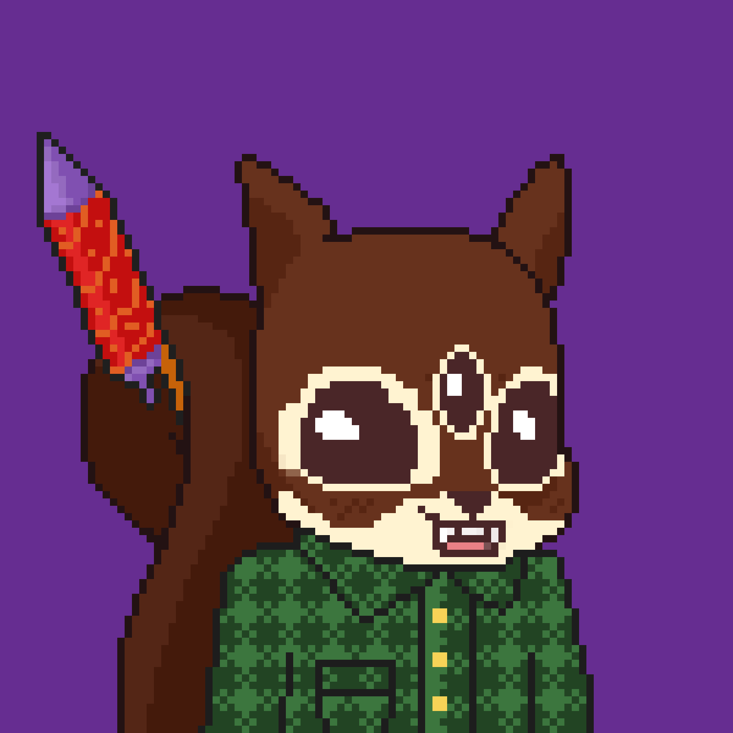 Pixel Squirrels #9871 NFT on Algorand