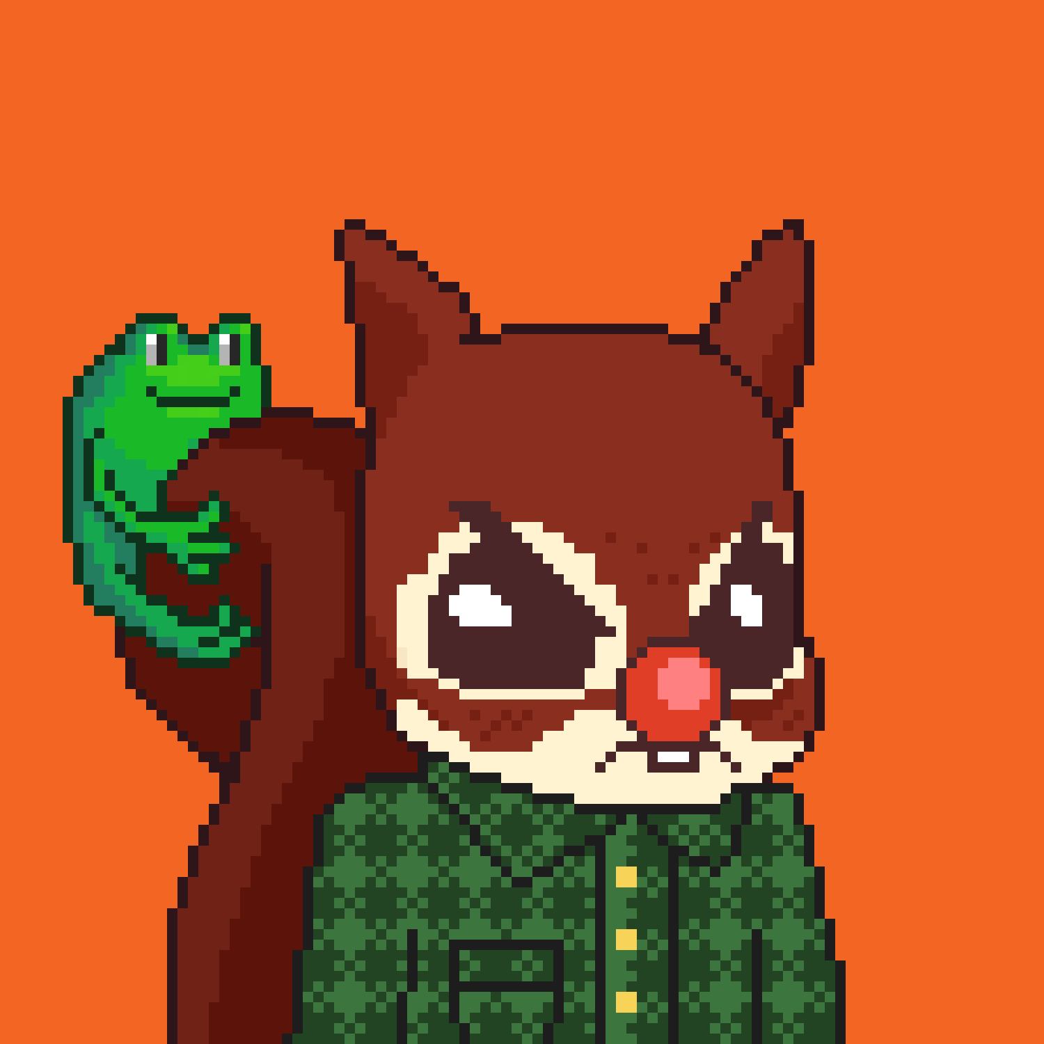 Pixel Squirrels #997 NFT on Algorand