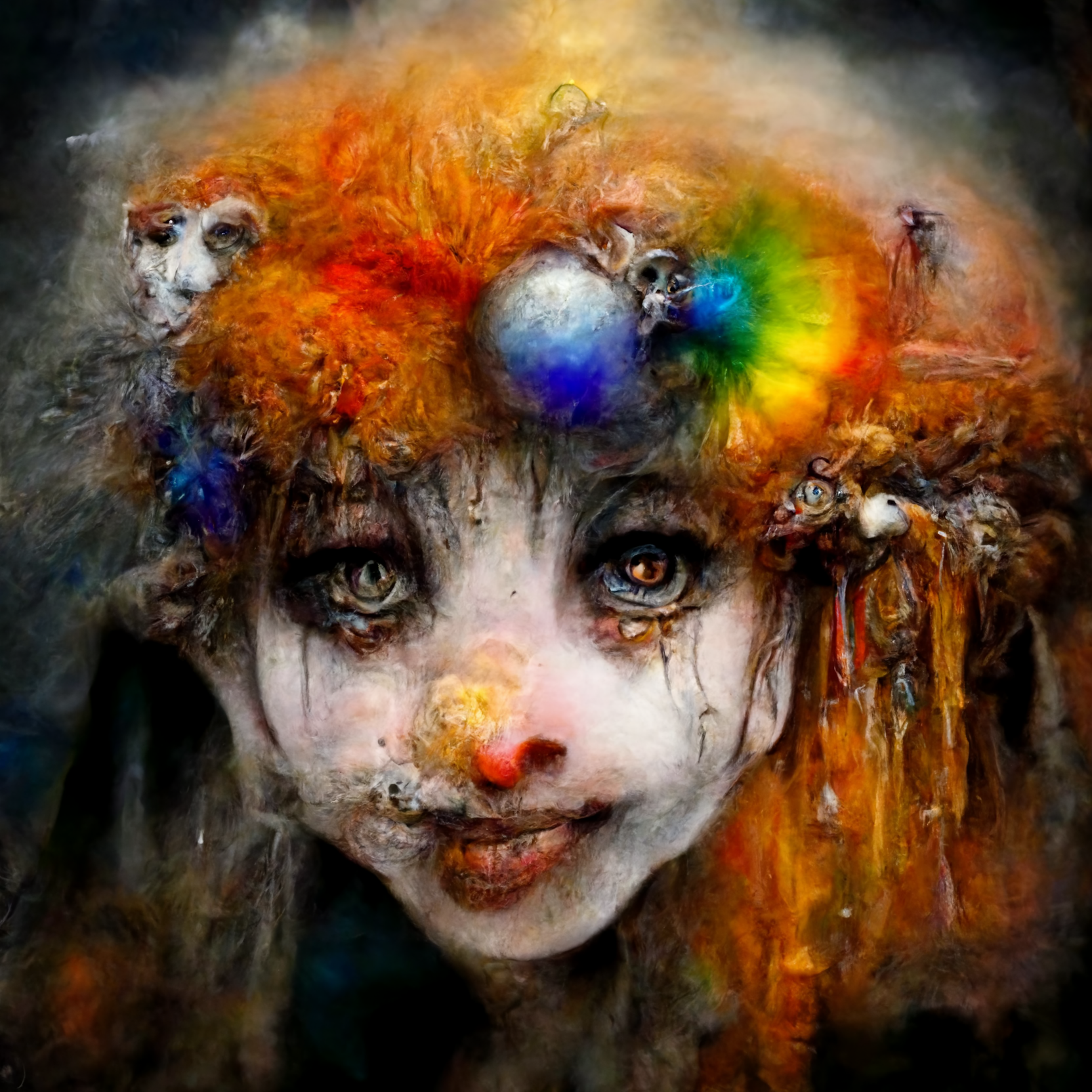 Dark AI Art #98 NFT on Algorand