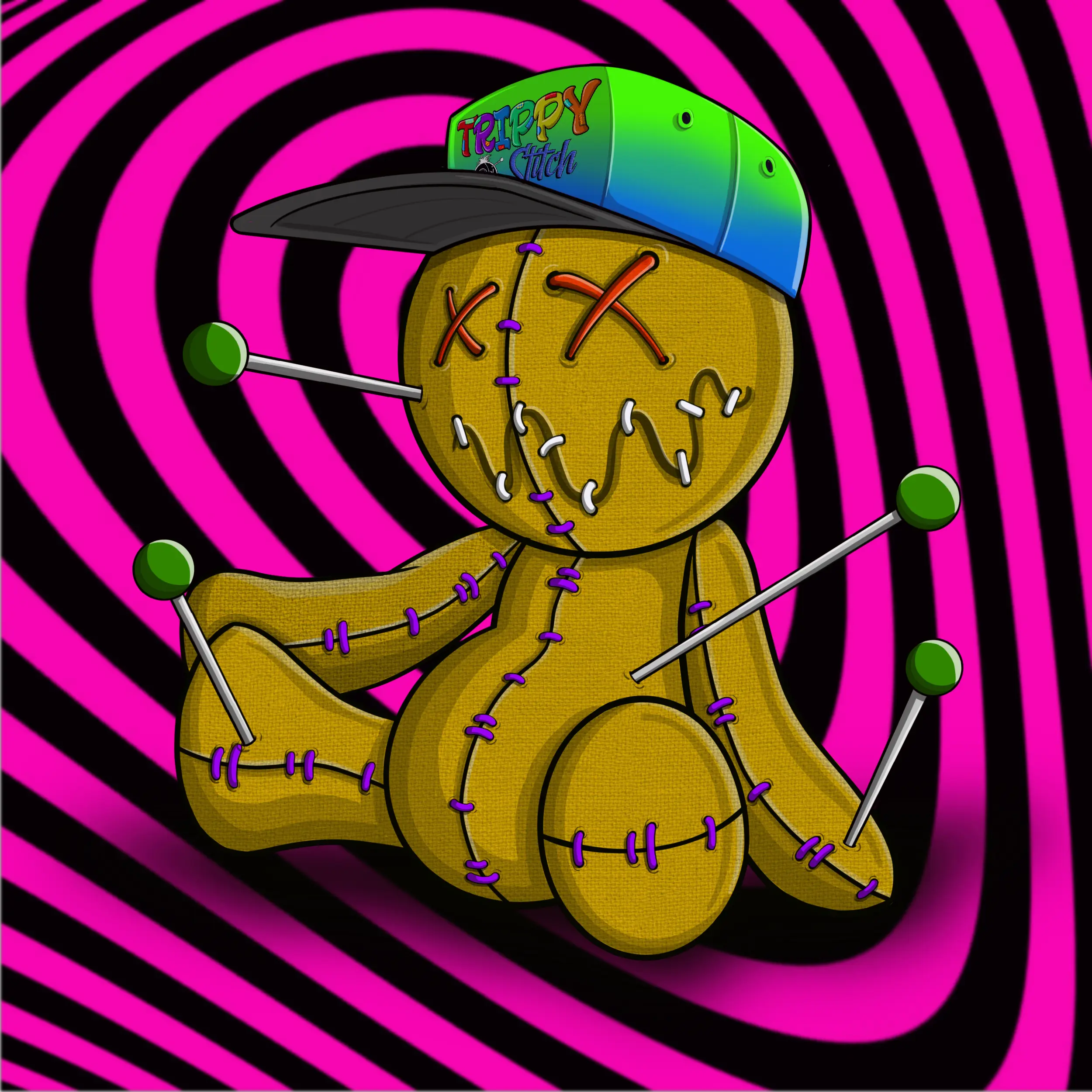 Trippy Stitch #1136 NFT on Algorand