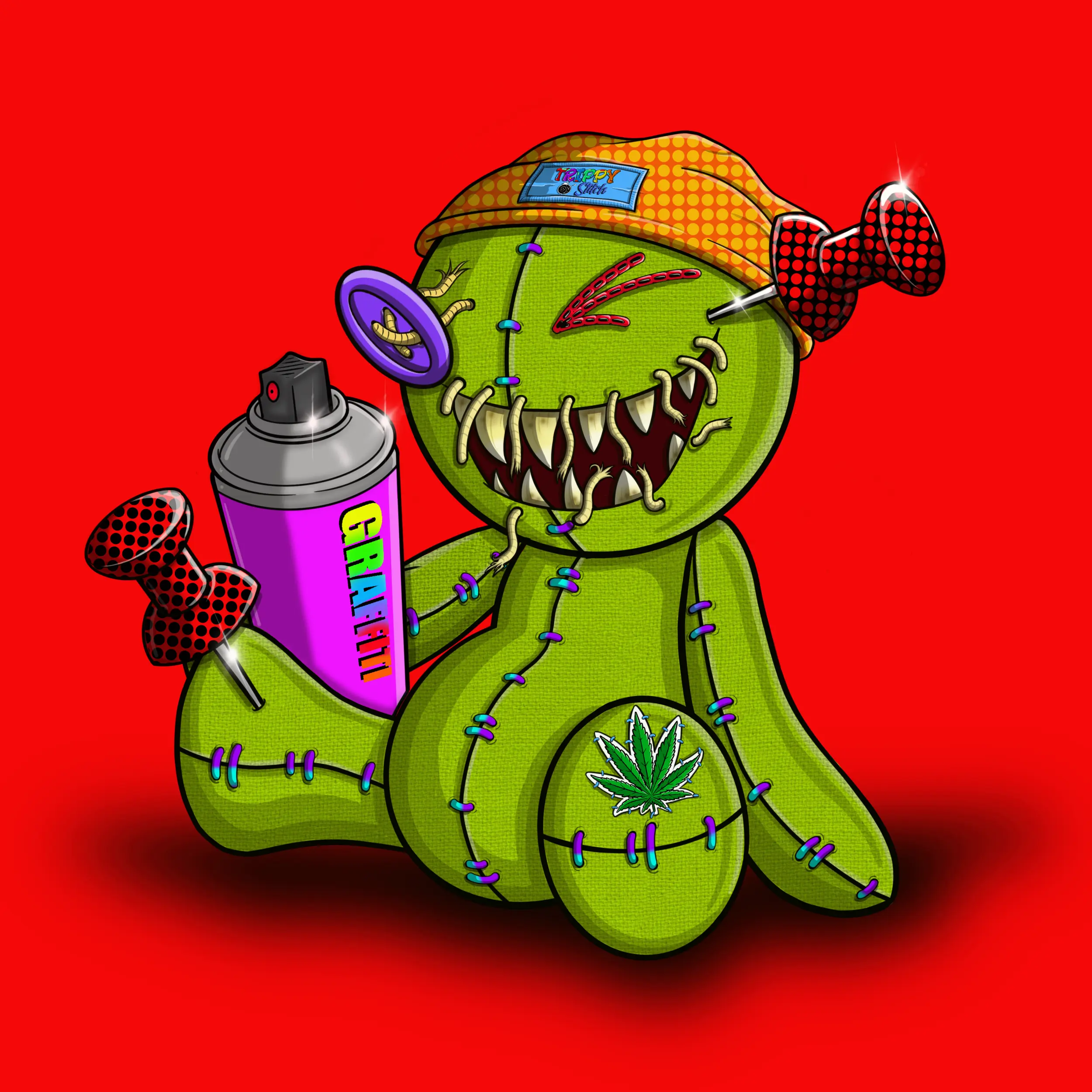 Trippy Stitch #599 NFT on Algorand