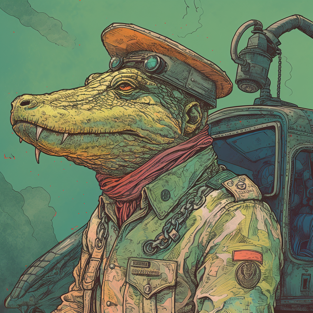 The Algogators #35  NFT on Algorand