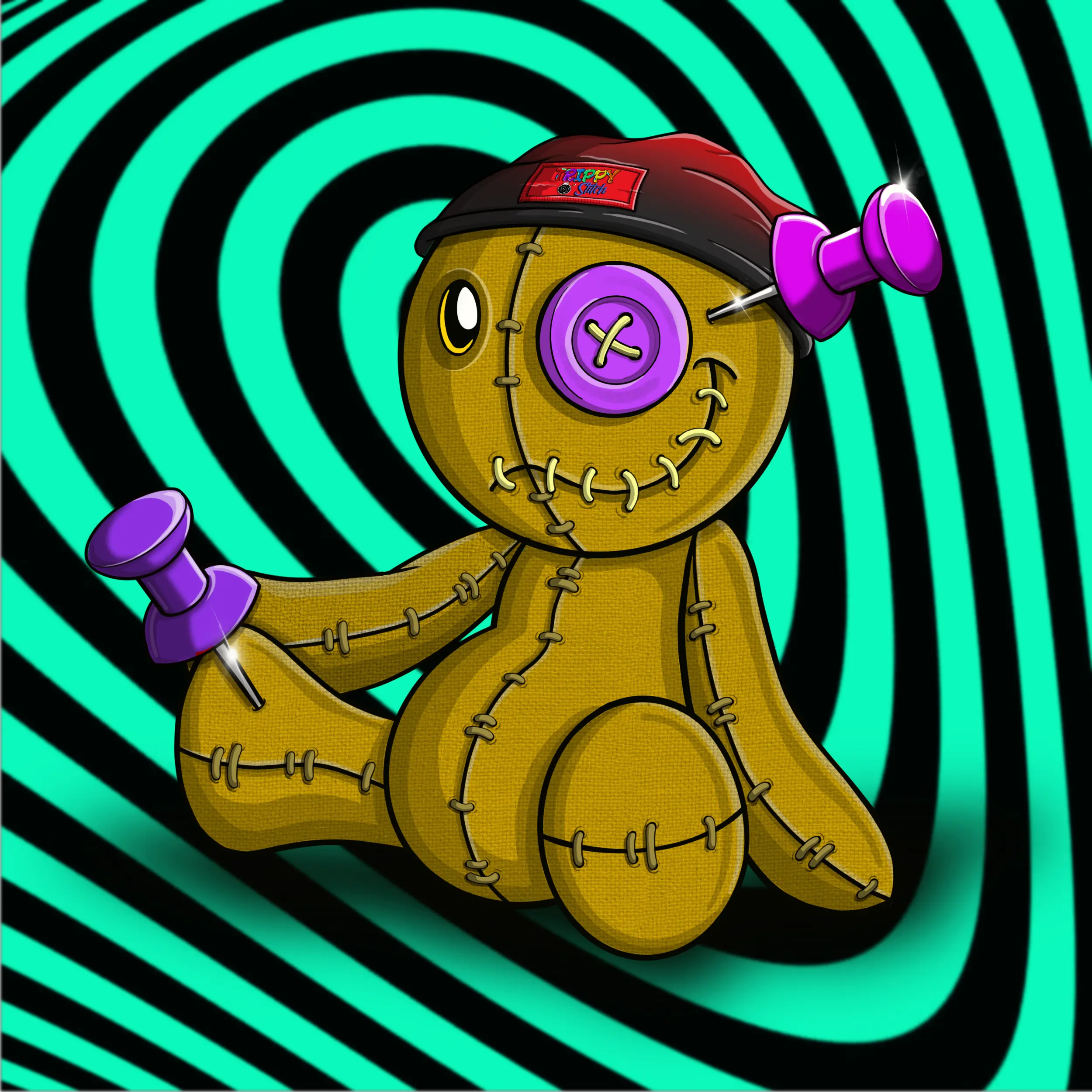 Trippy Stitch #1107 NFT on Algorand