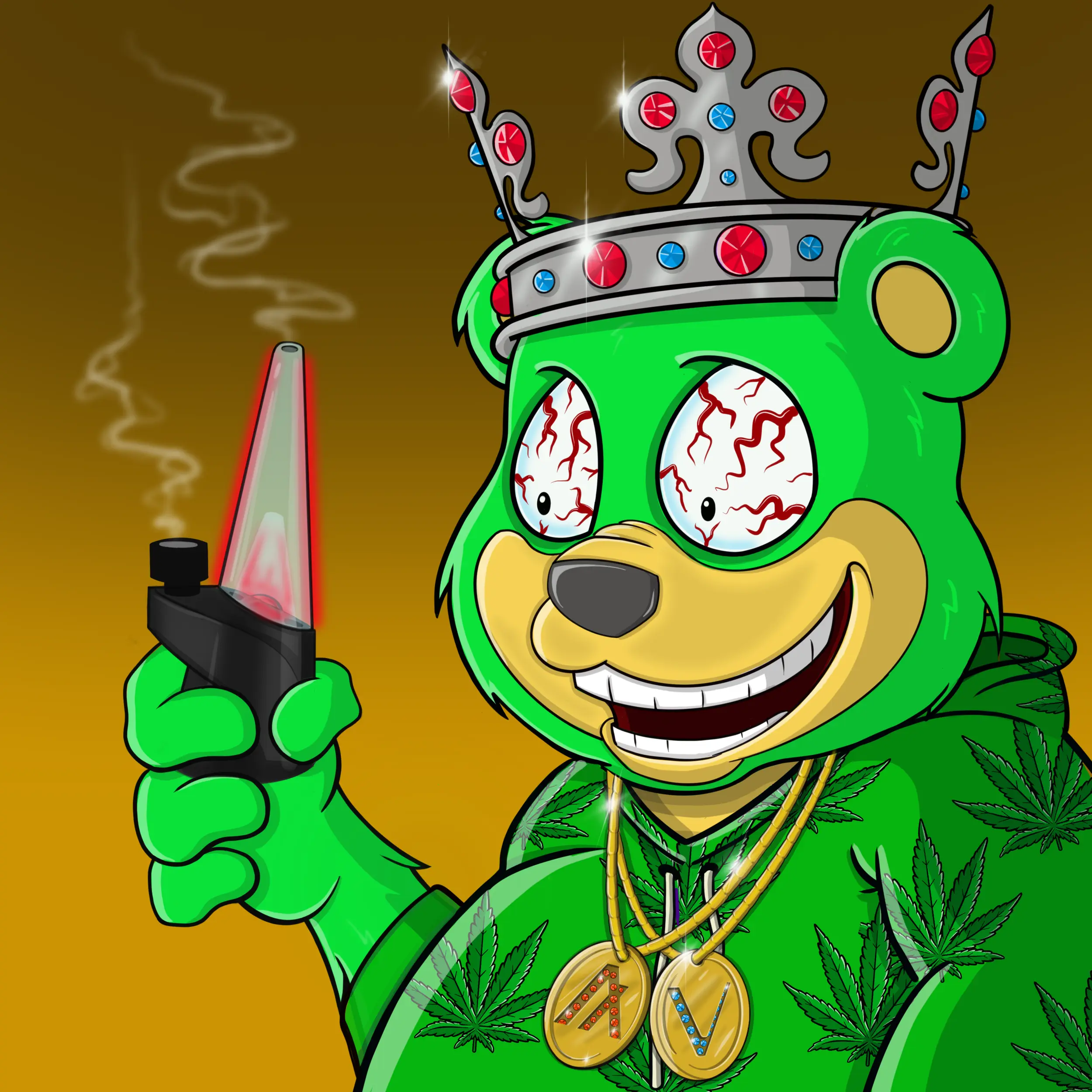 Burnin Bears #369 NFT on Algorand