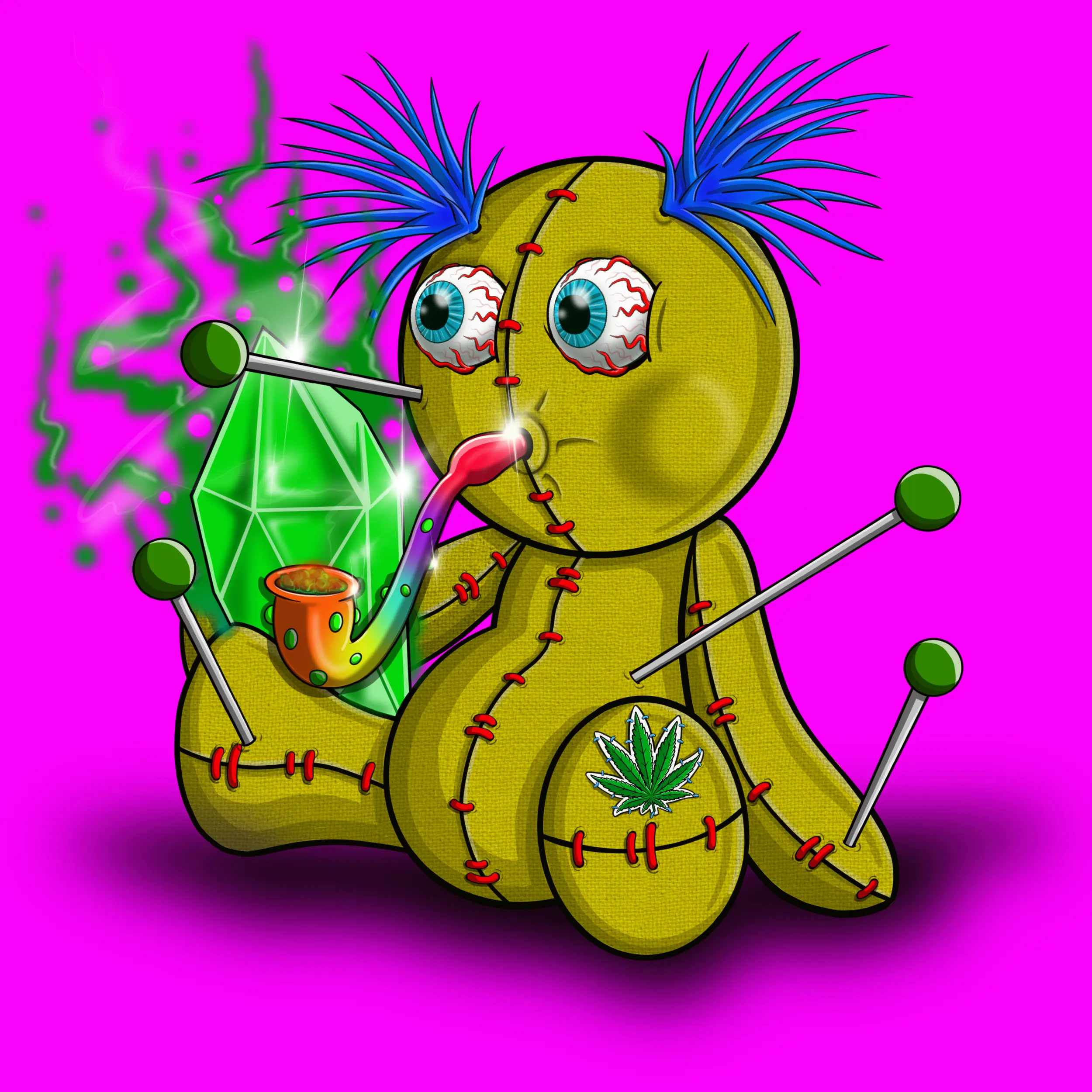 Trippy Stitch #1260 NFT on Algorand