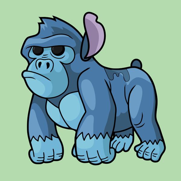 An image of Smooth Brain Gorilla #79