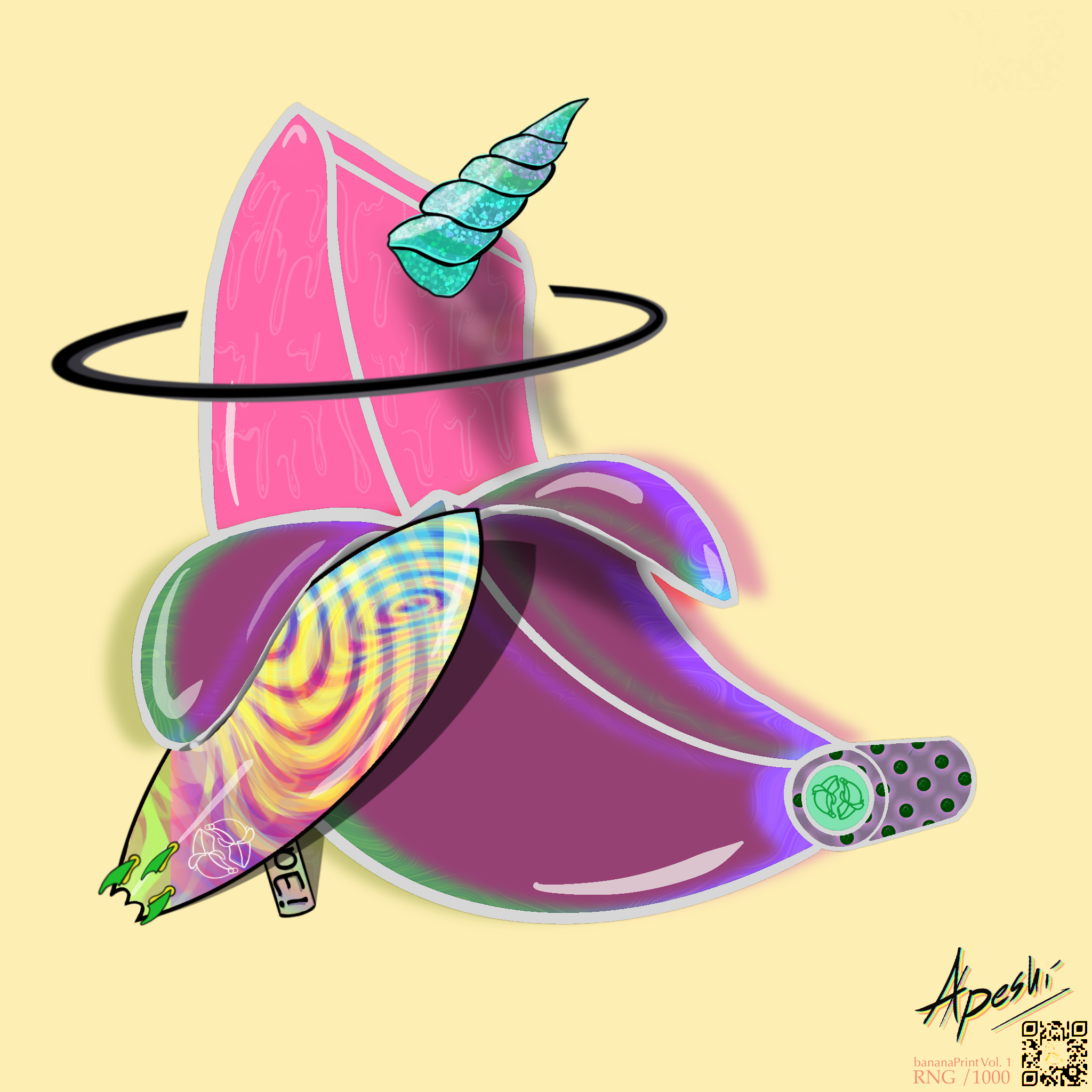 bananaPrint_Collection #91 NFT on Algorand