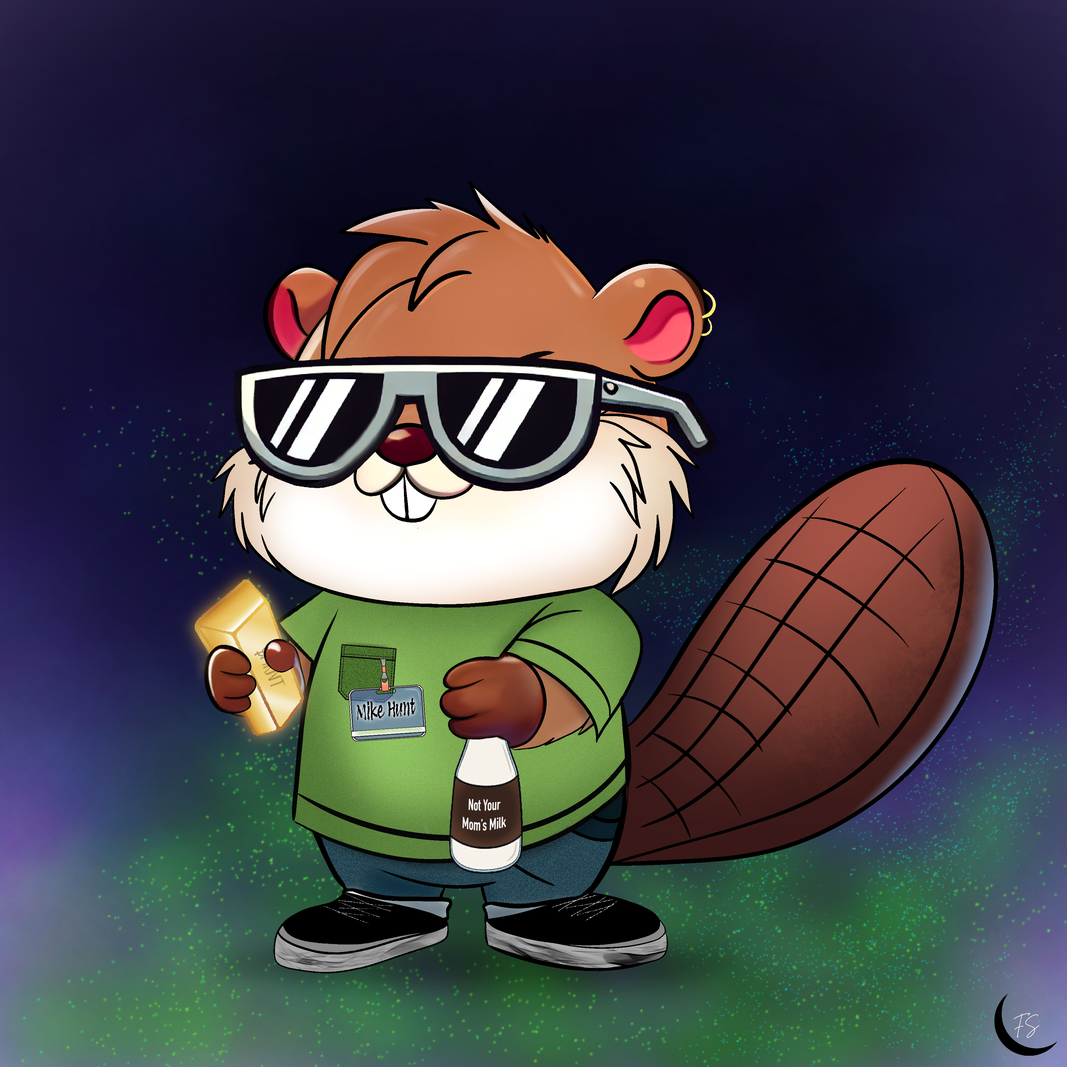 Unleashing Mike Hunt #090 NFT on Algorand