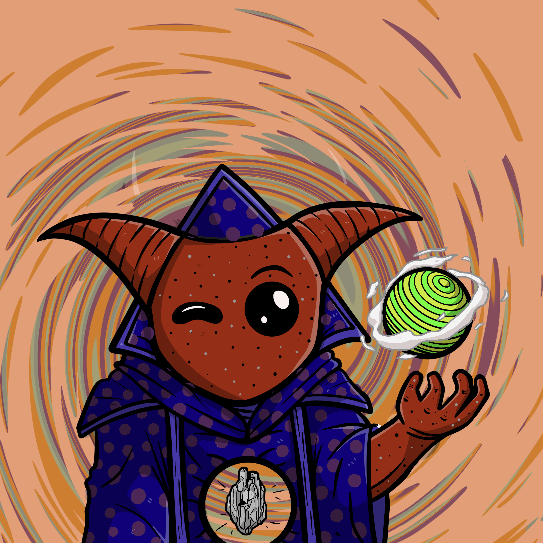 Vivip Wizard #0034 NFT on Algorand