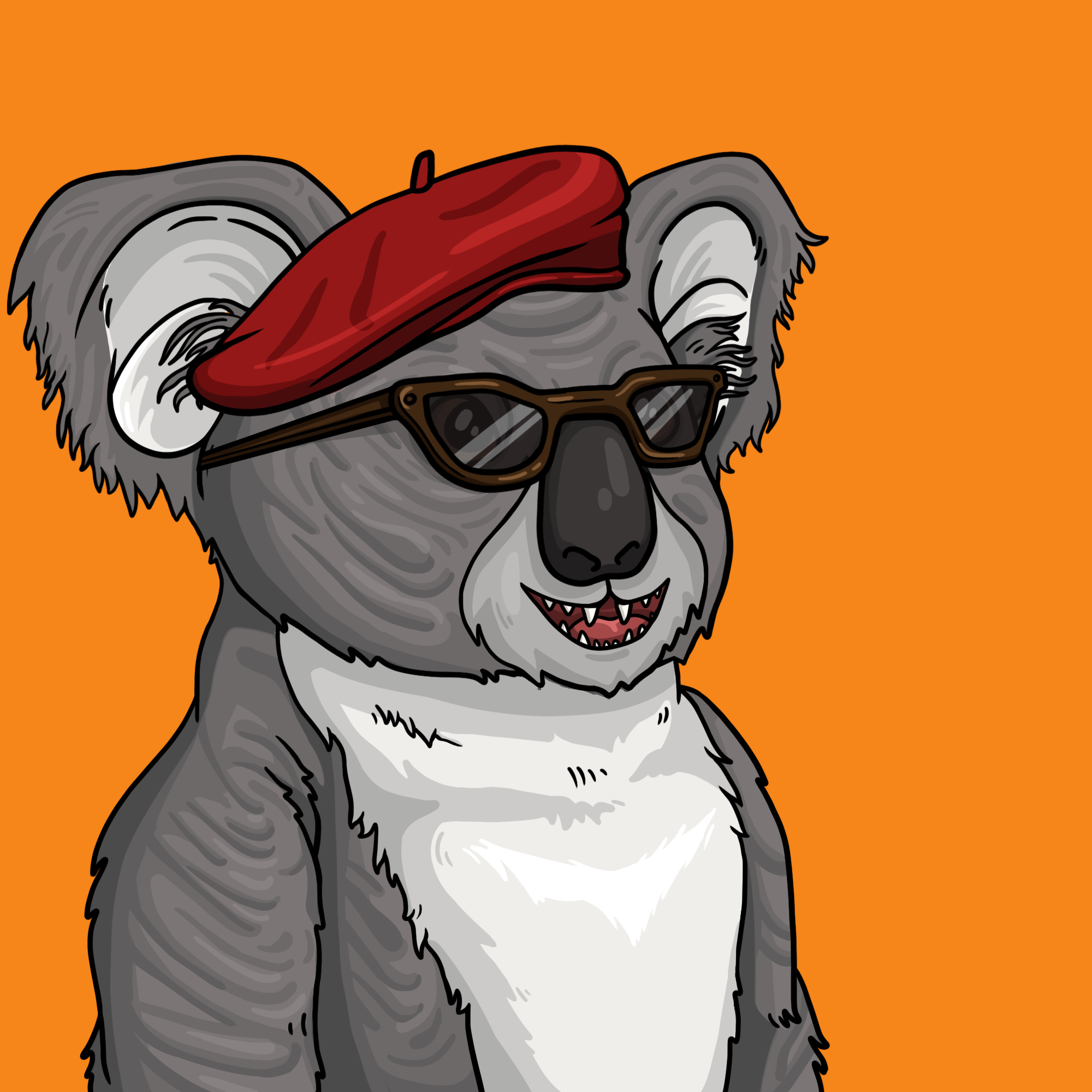 Wildlife Warrior Koala #1300 NFT on Algorand