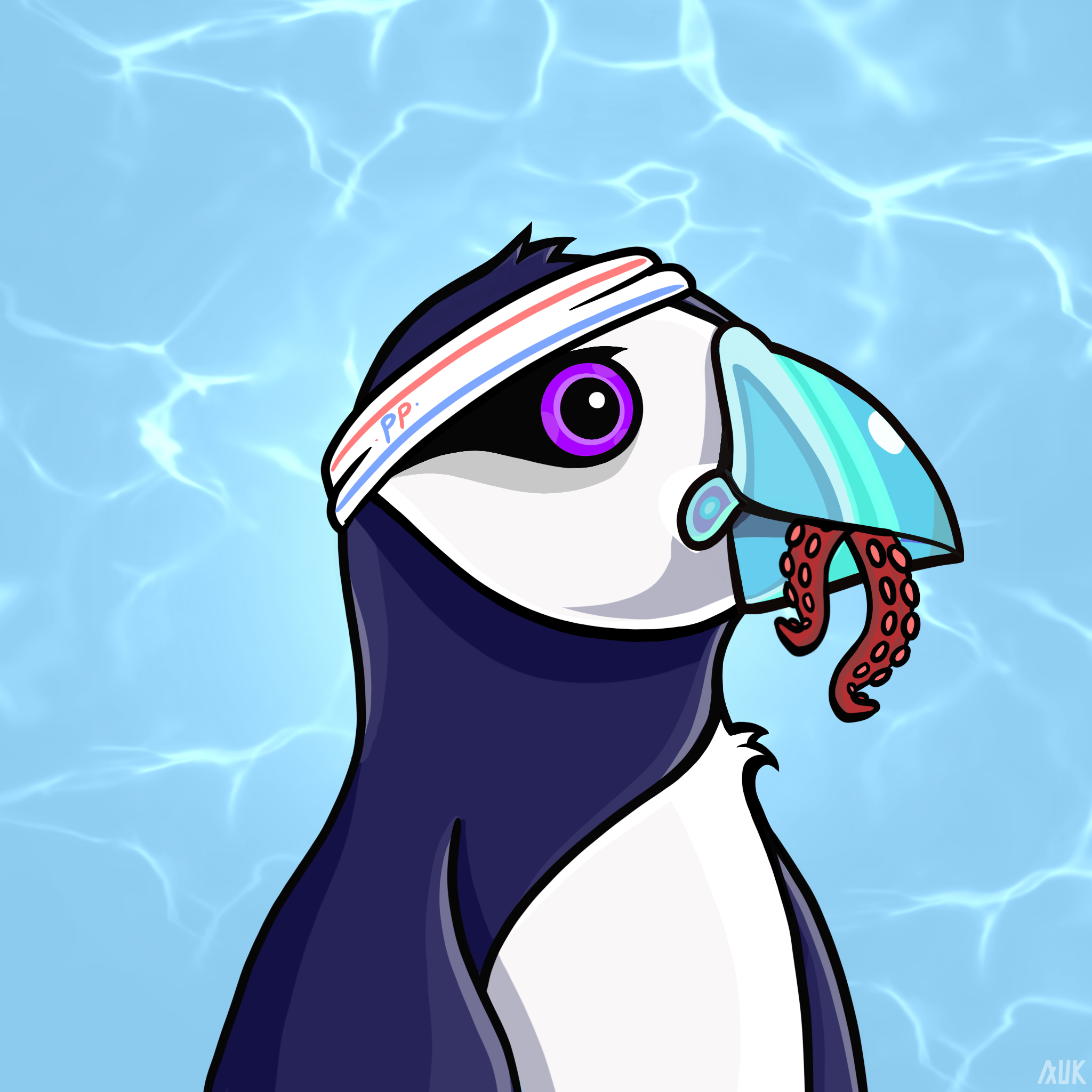 Poppin Puffins #7493 NFT on Algorand