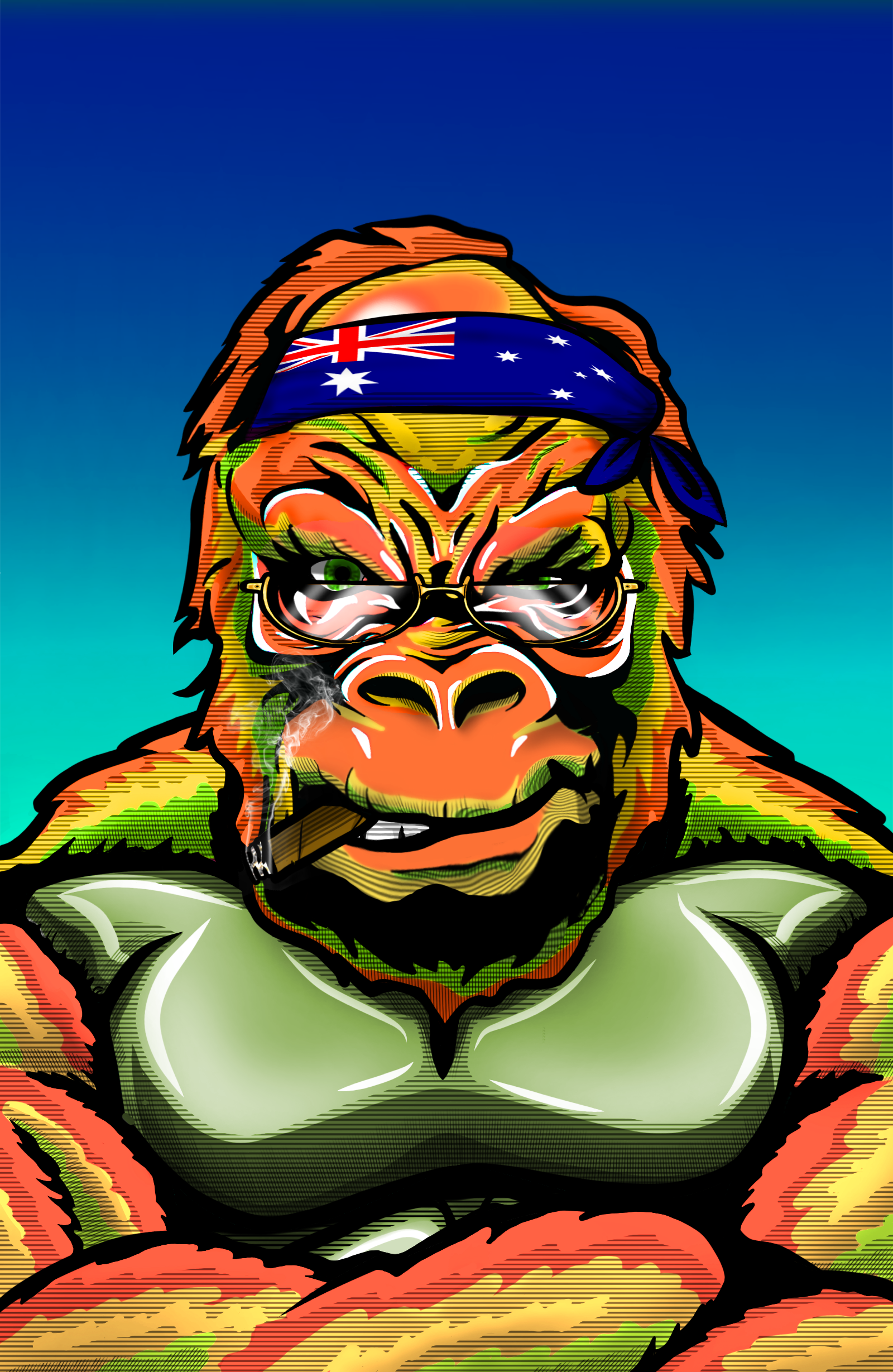 Gangster Gorilla 745 NFT on Algorand