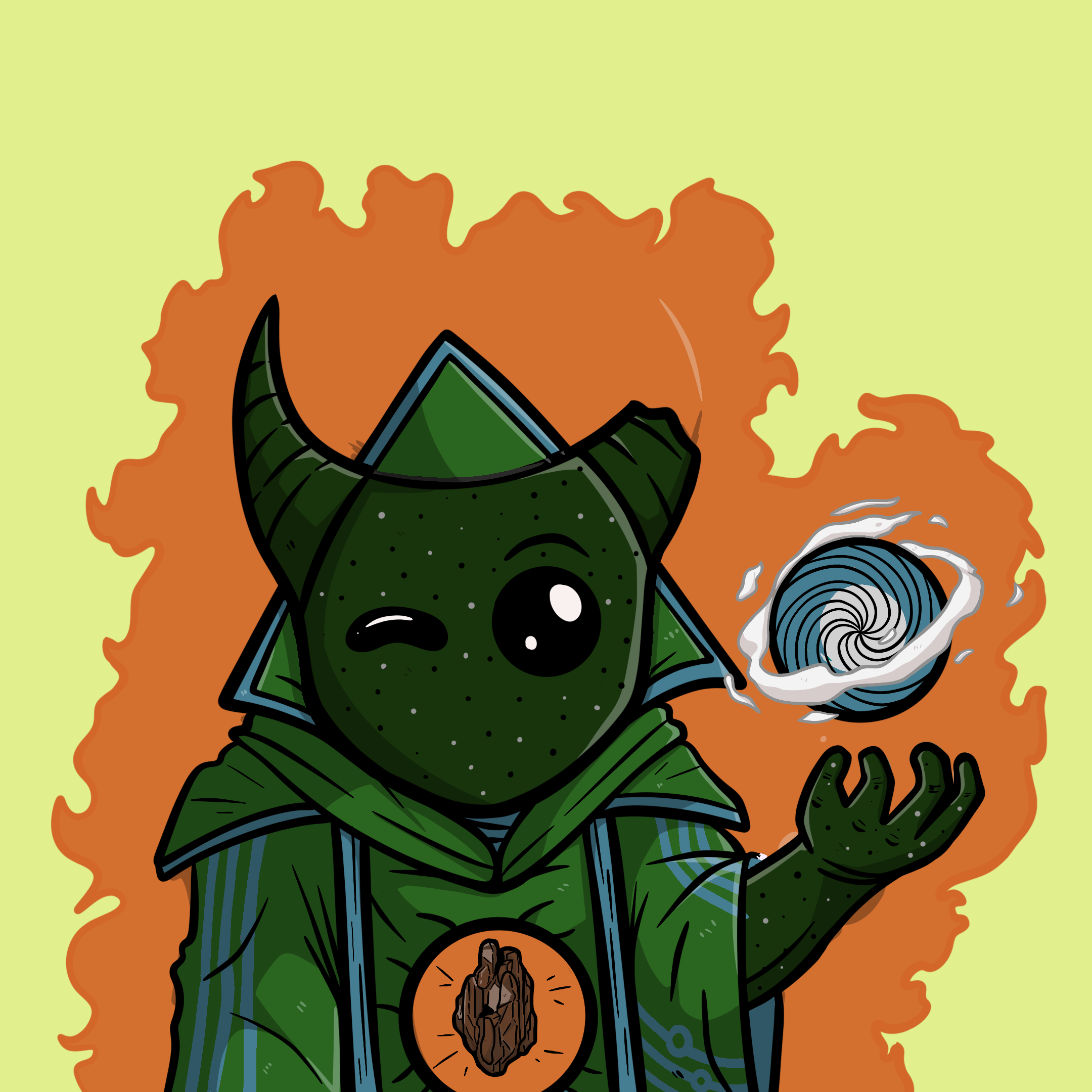 Vivip Wizard #0046 NFT on Algorand