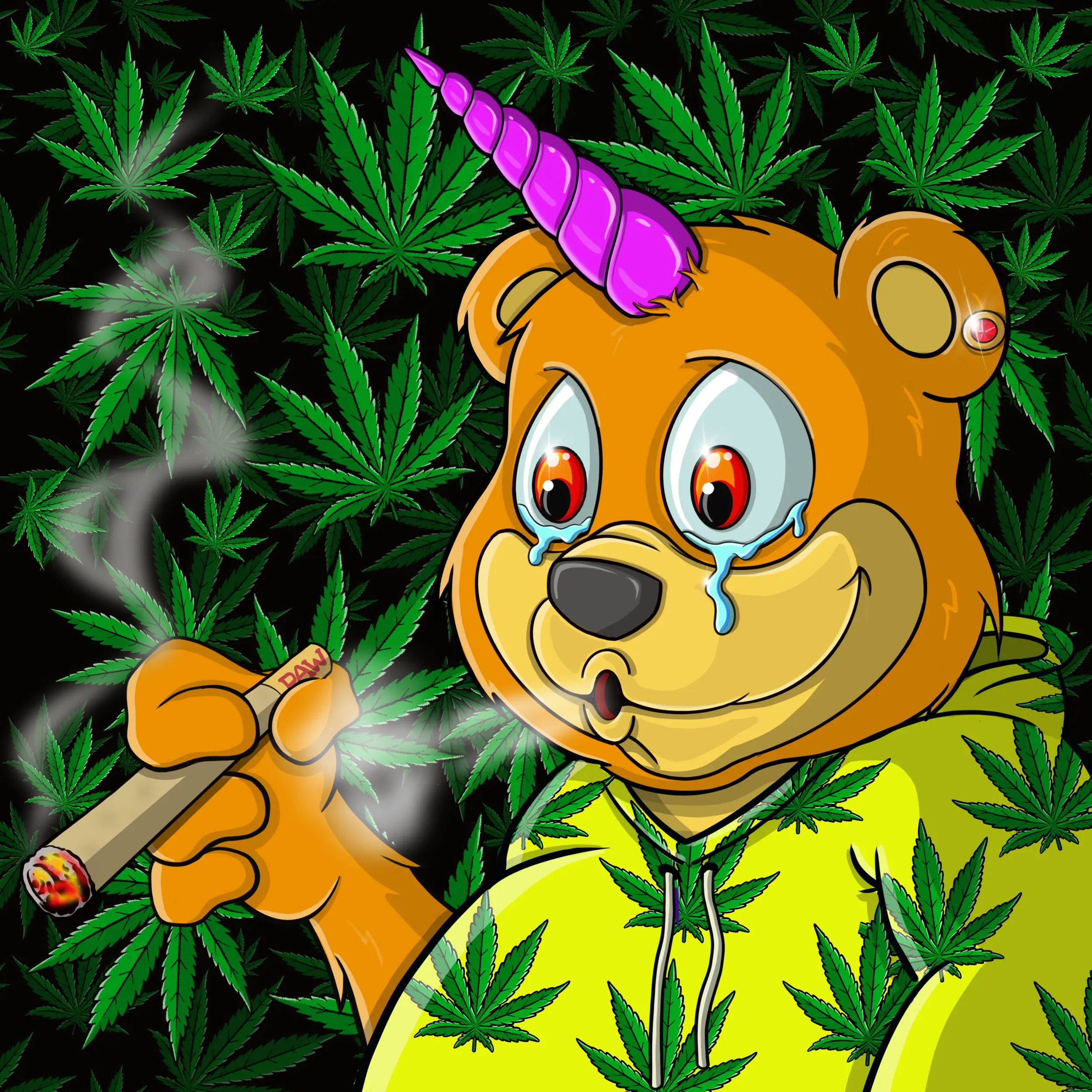 Burnin Bears #1638 NFT on Algorand