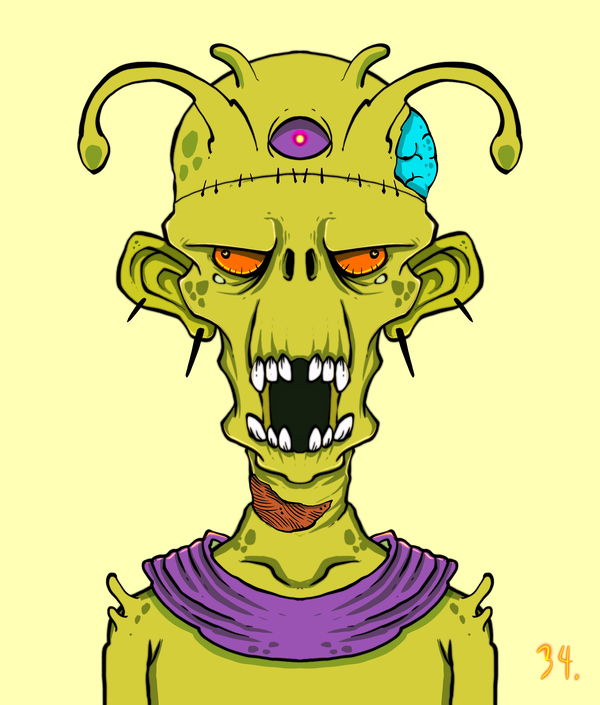 An image of Algo zombie #034