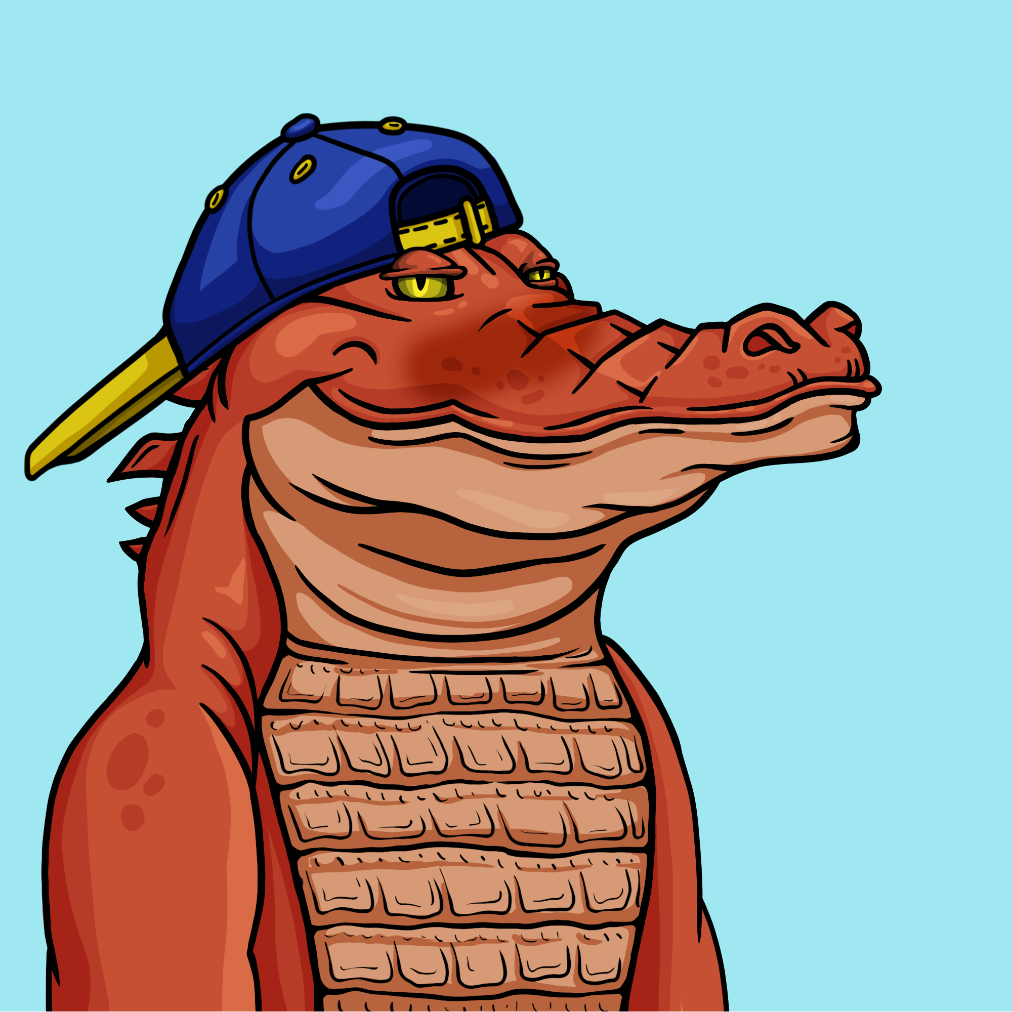Warrior Croc #184 NFT on Algorand