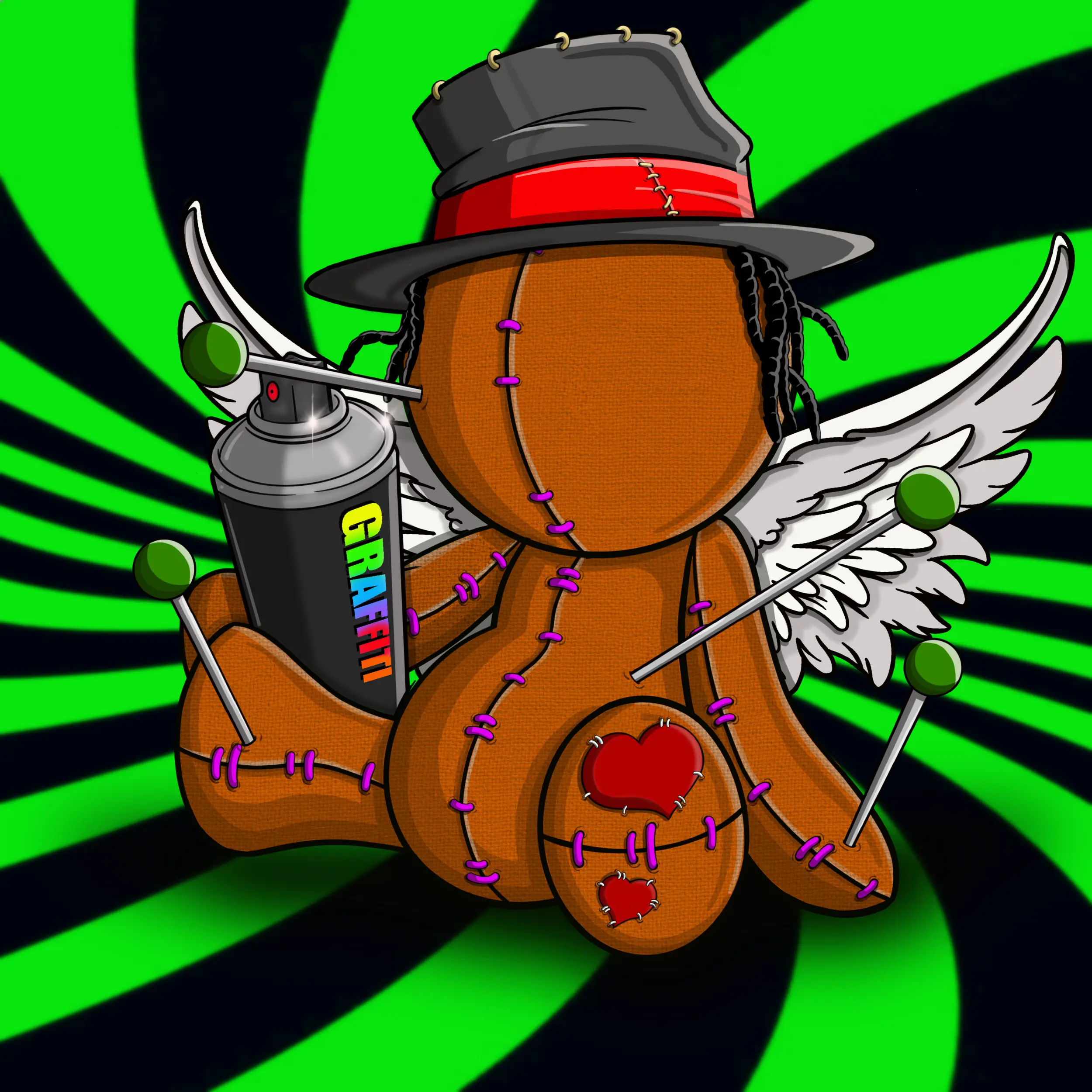 Trippy Stitch #491 NFT on Algorand