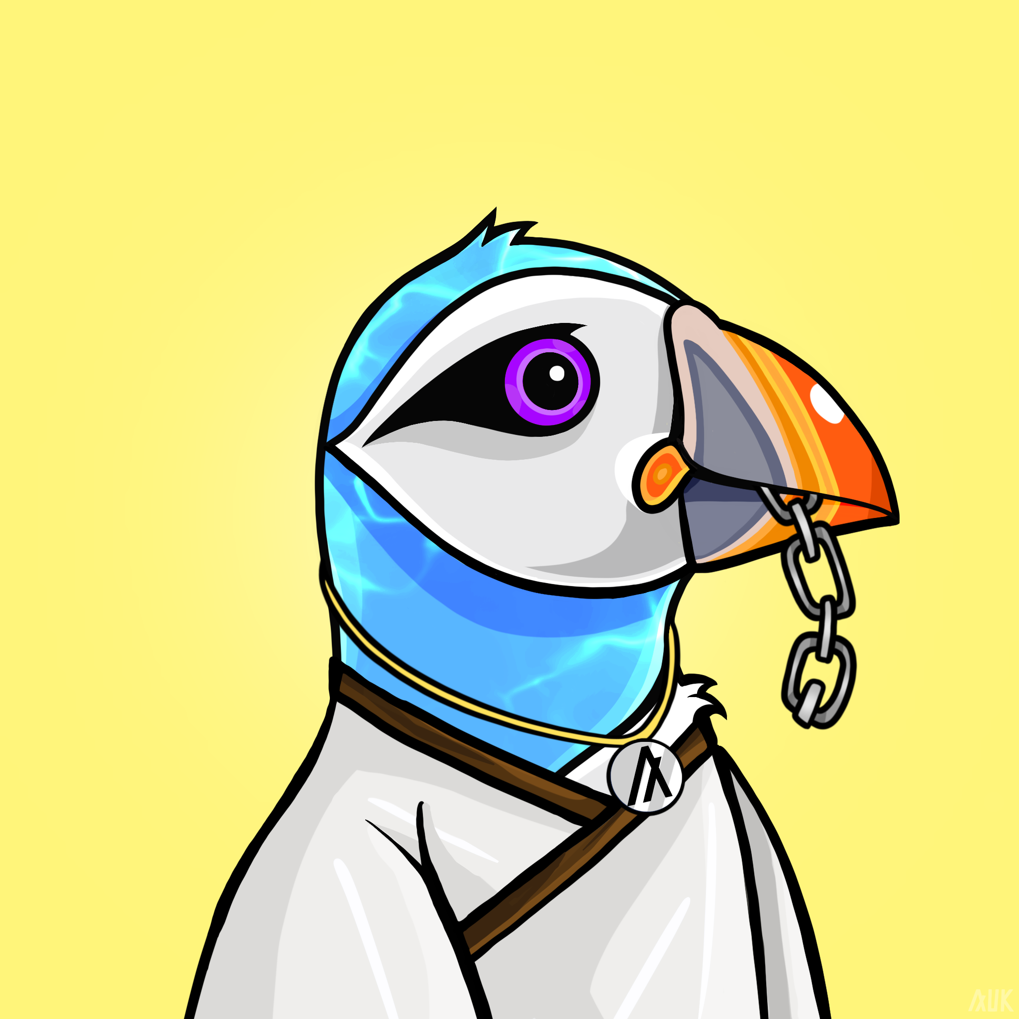 Poppin Puffins #8443 NFT on Algorand