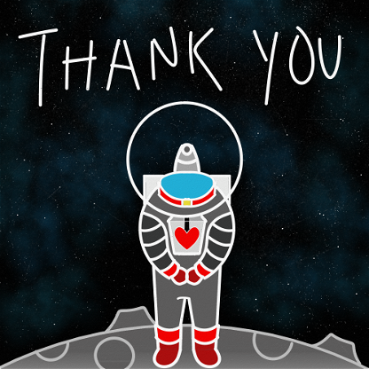 Emotions in Space- "Thank You"